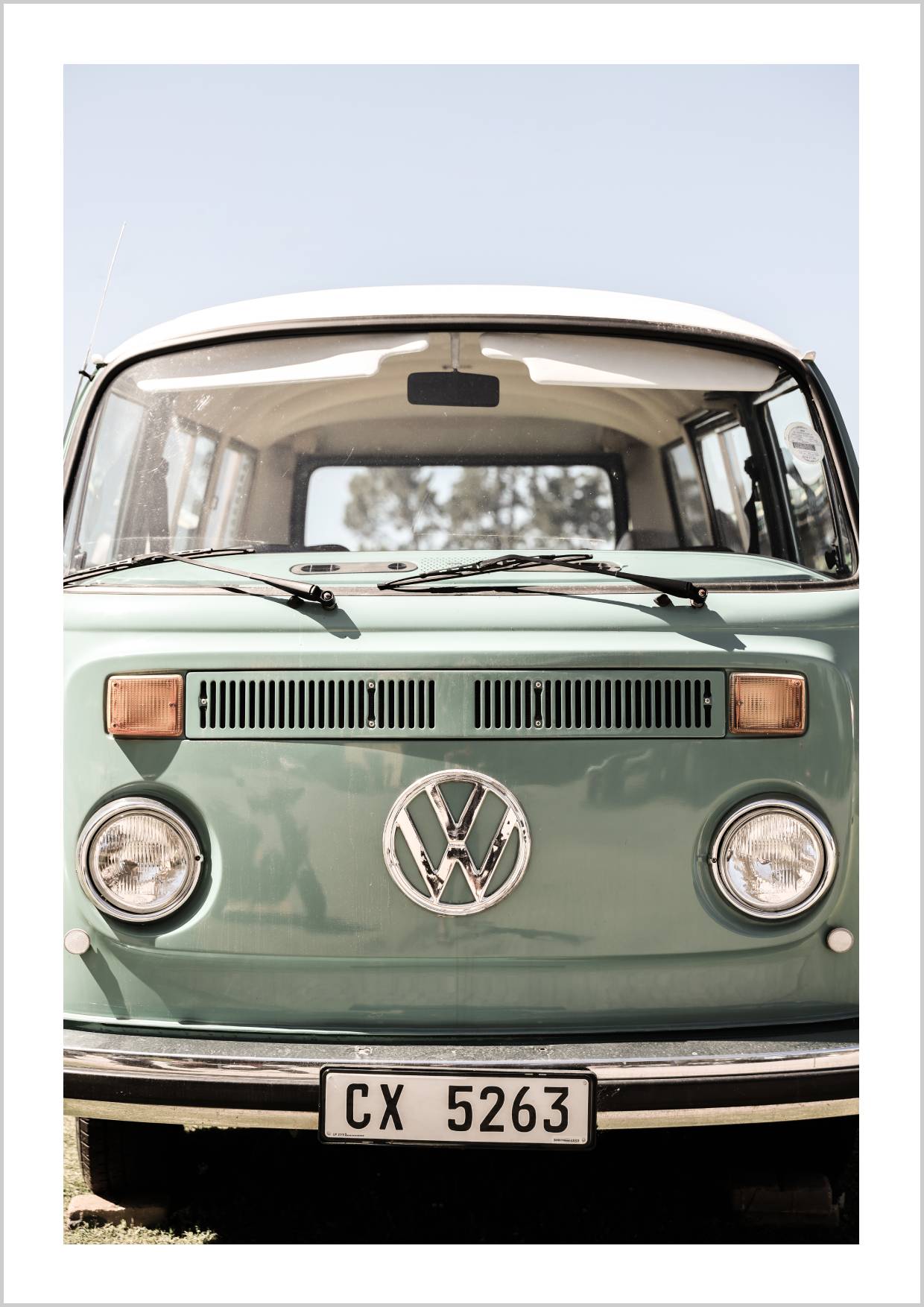 Green Volkswagen Van