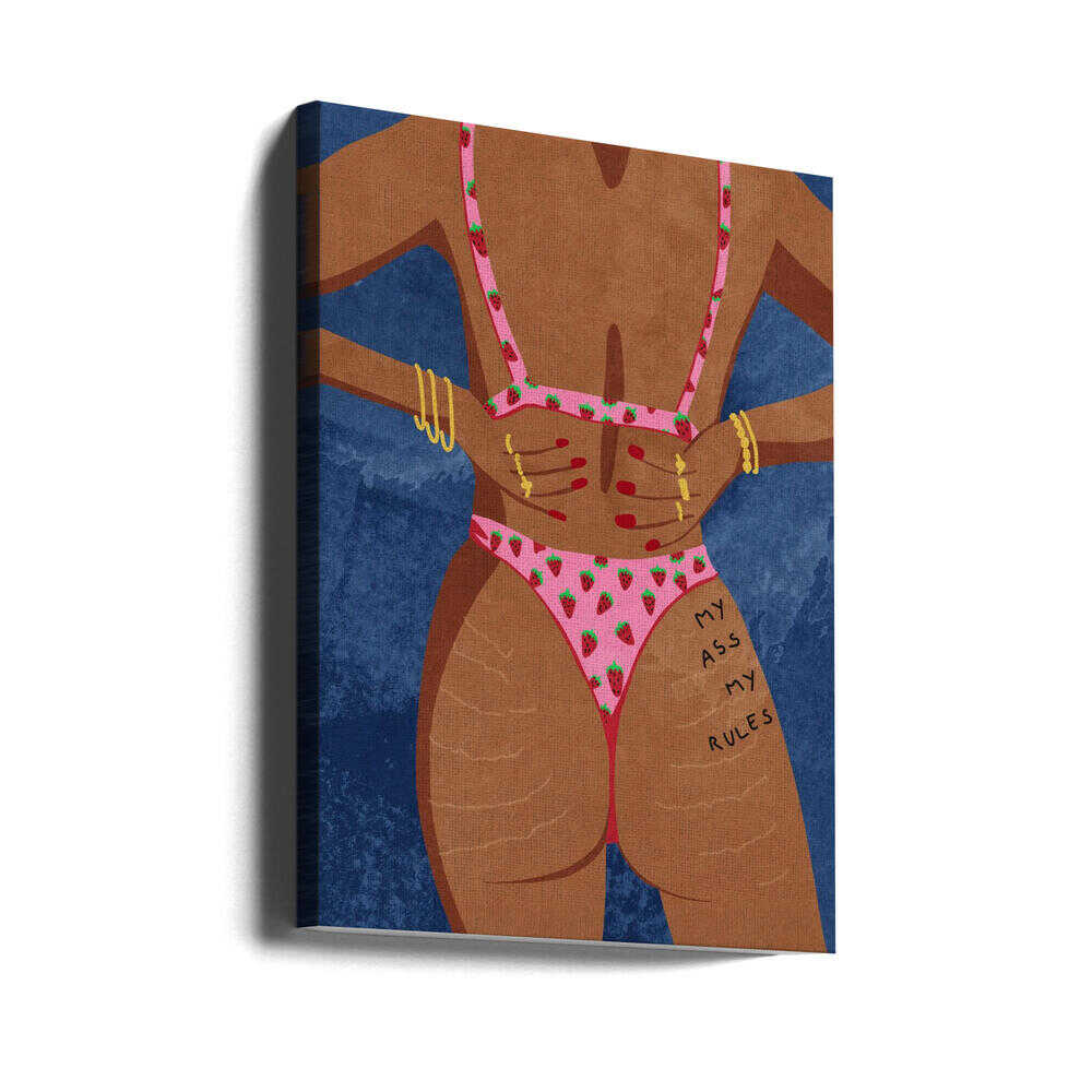 Confidence, curves, and control. This print is all about owning your power.
Art by Raissa Oltmanns