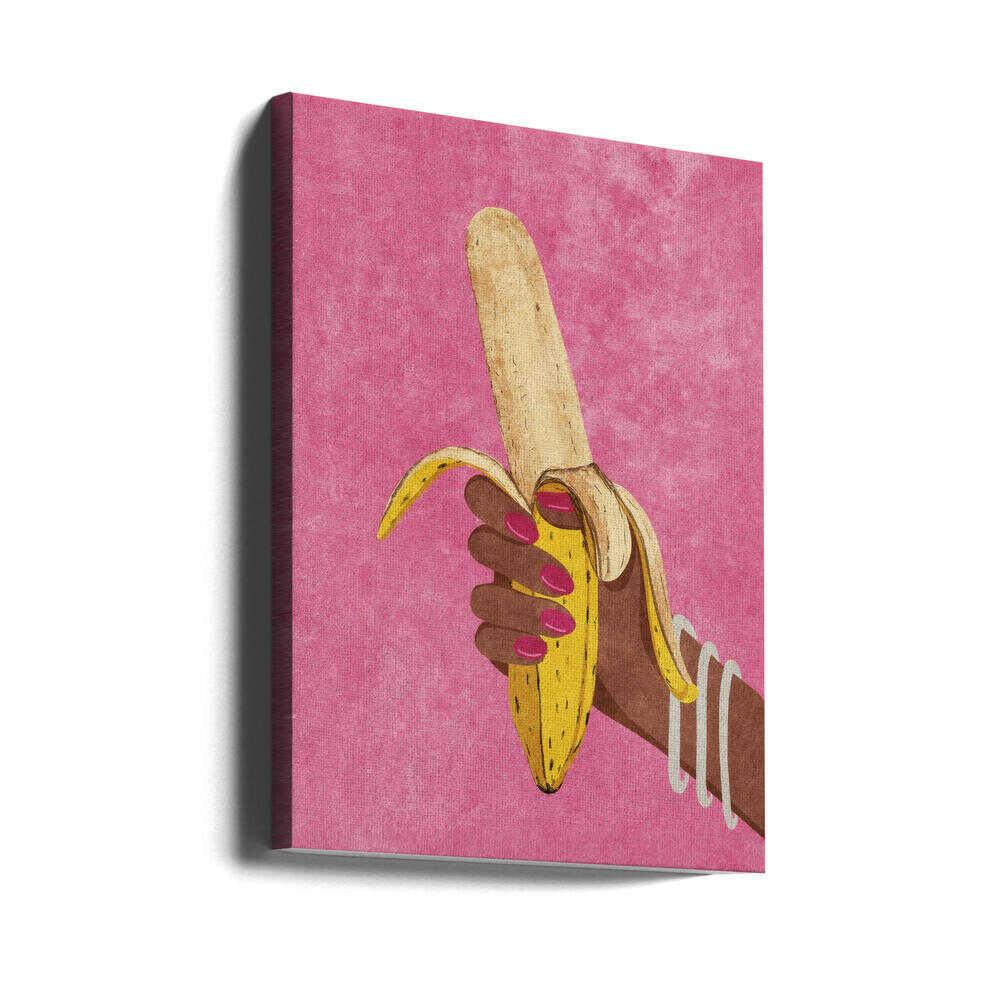 Bright, cheeky, and a little suggestive. This banana owns the spotlight.
Art by Raissa Oltmanns