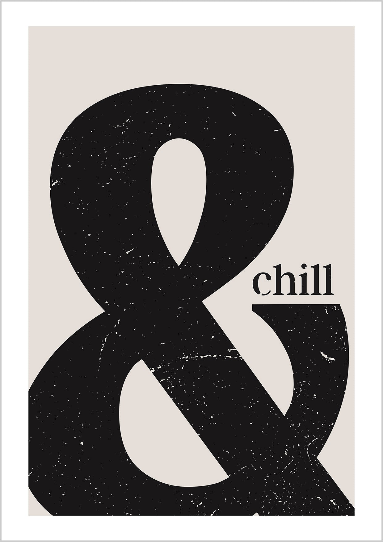 Ampersand & Symbol Poster