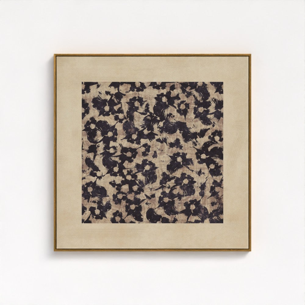 A minimal botanical study with soft texture and aged charm. The woodblock style gives it an organic, timeless feel—simple, quiet, and full of character.