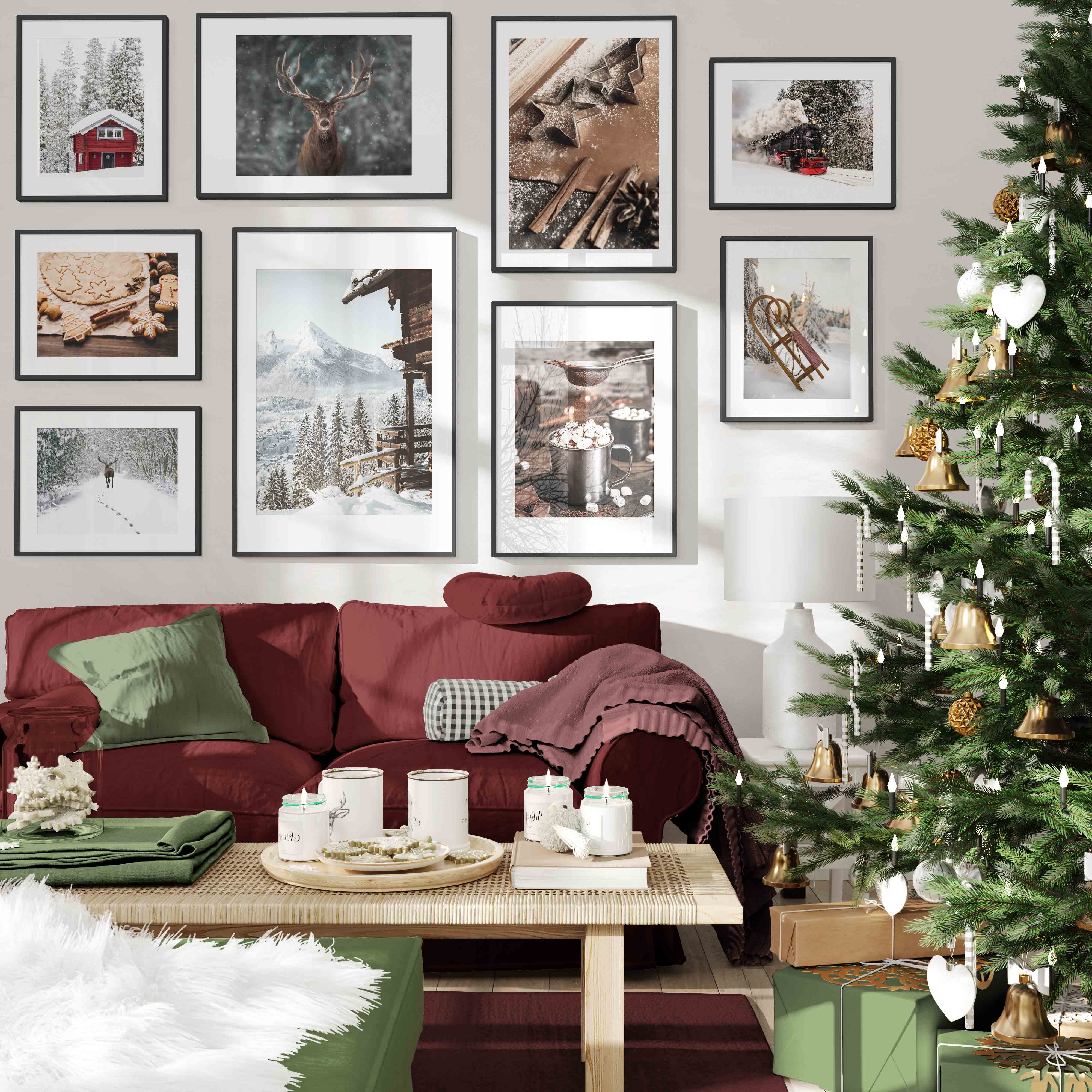 Winter Sleigh Poster