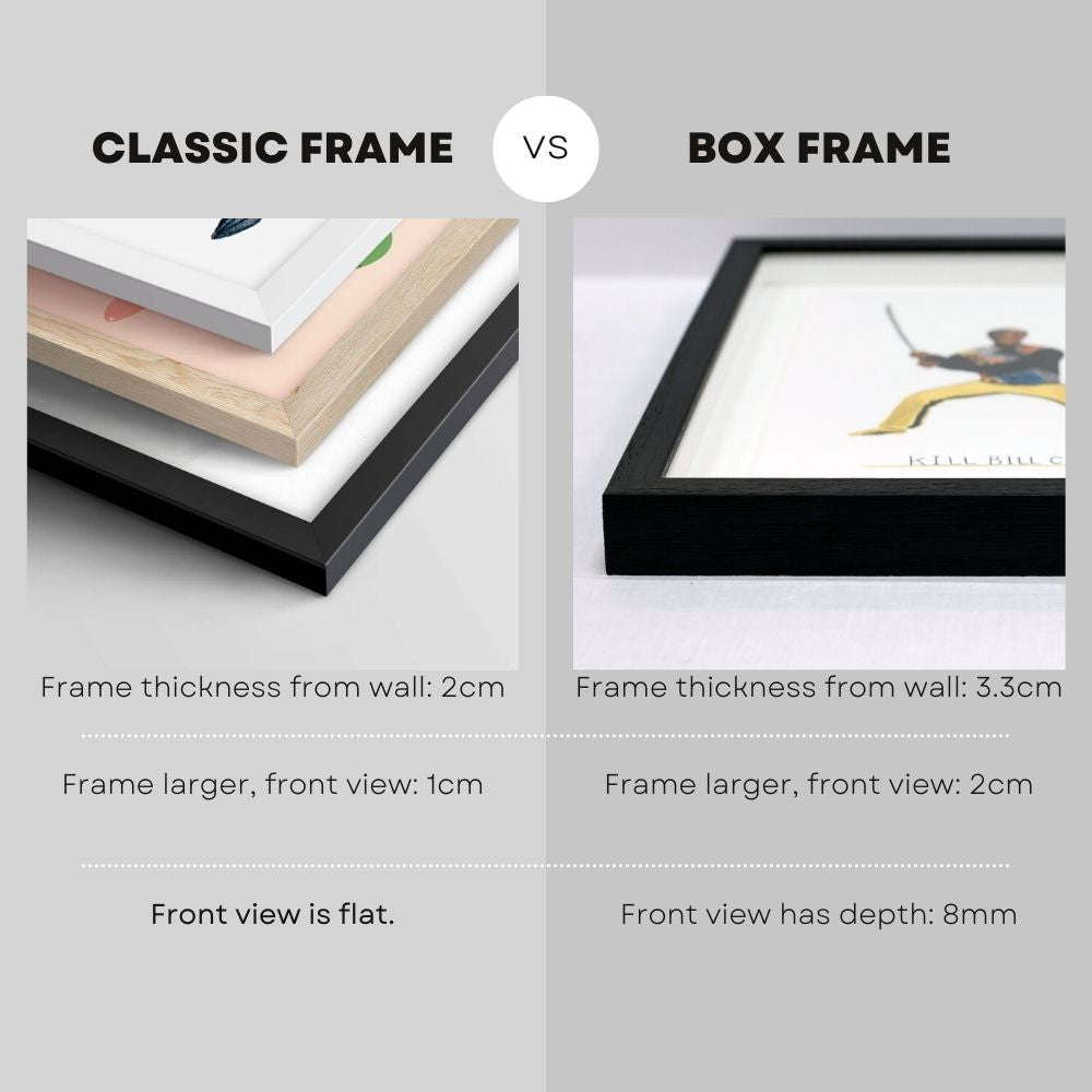 Premium Wooden Box Framed Poster