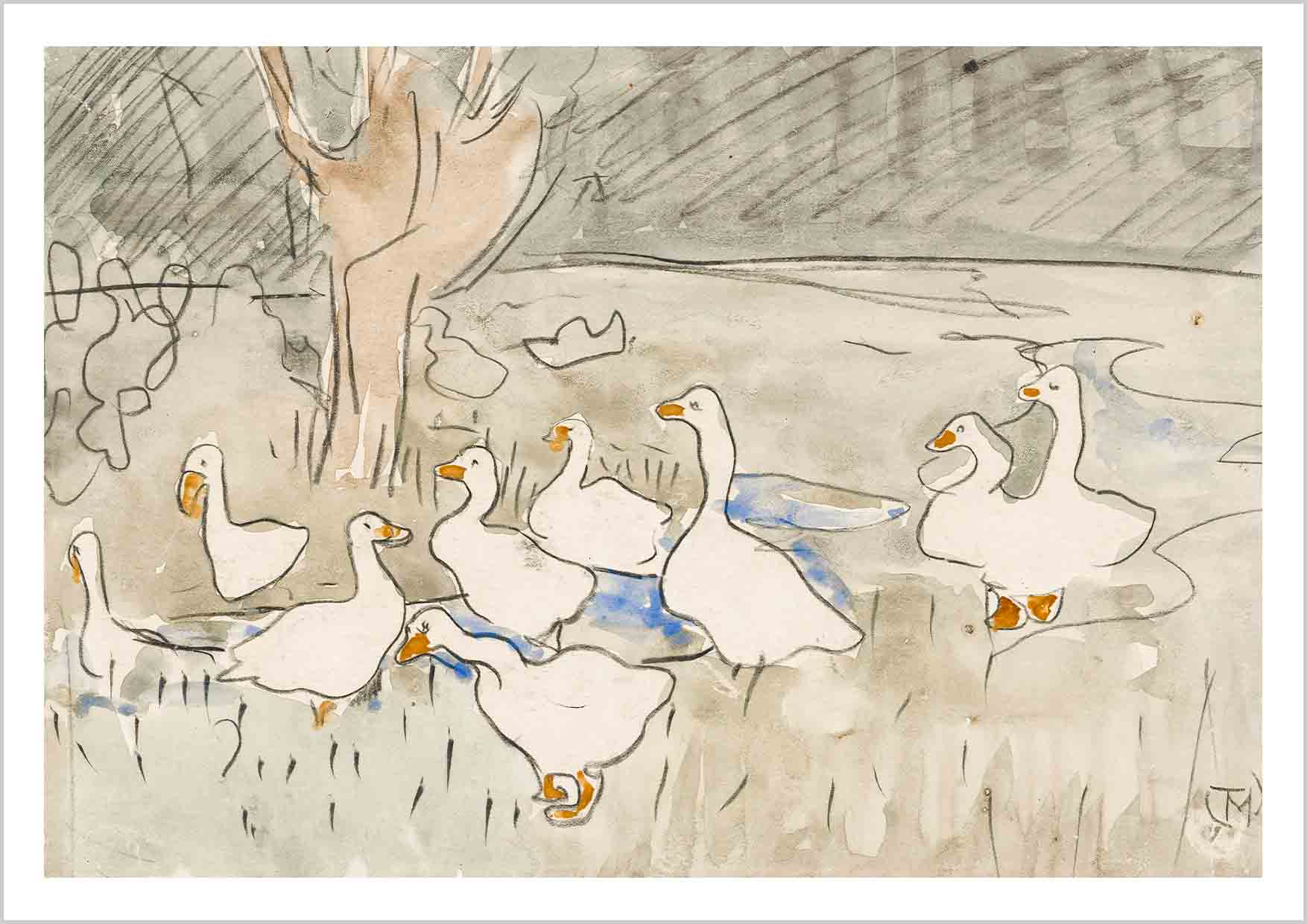 Spring Duck Painting