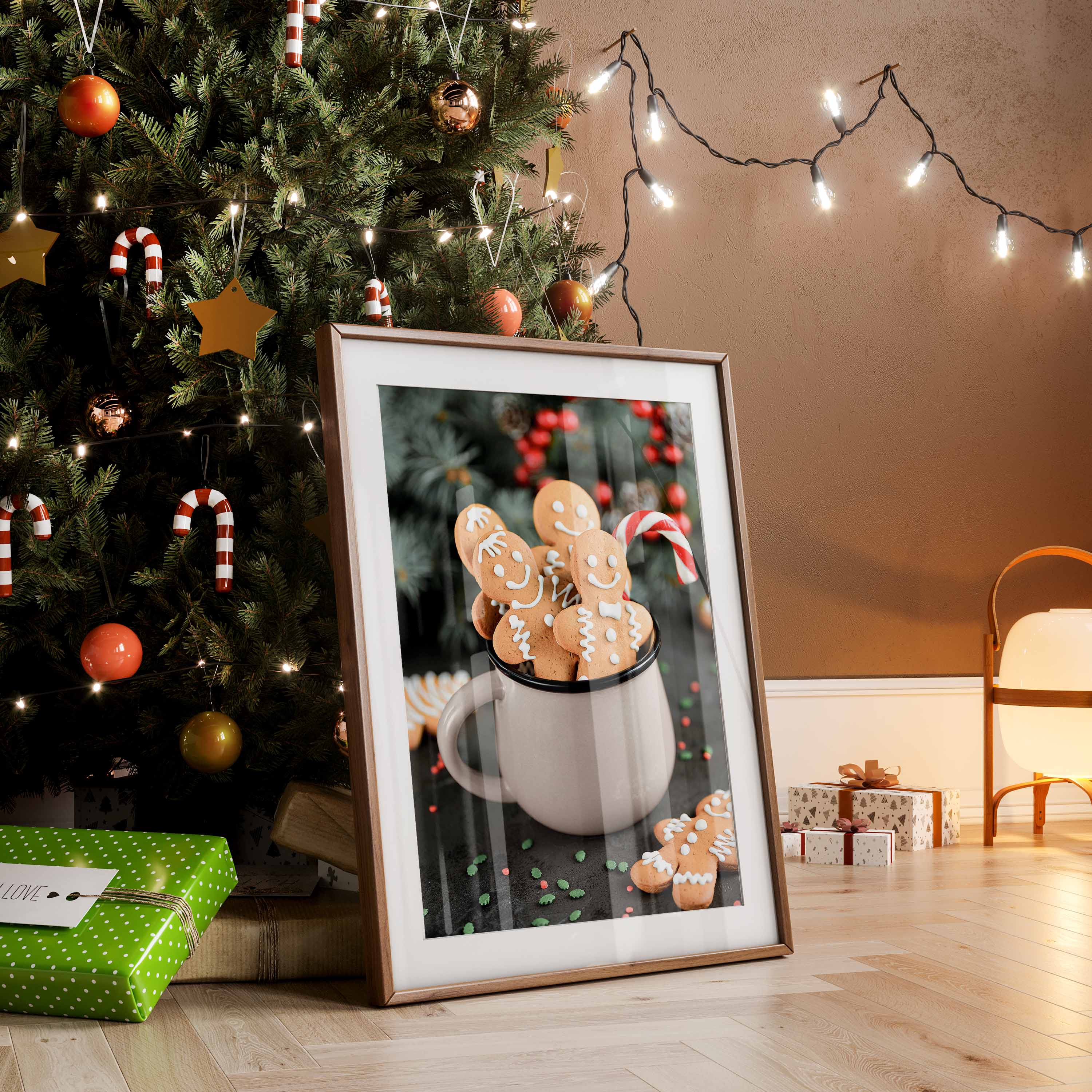Gingerbread Cookies Poster