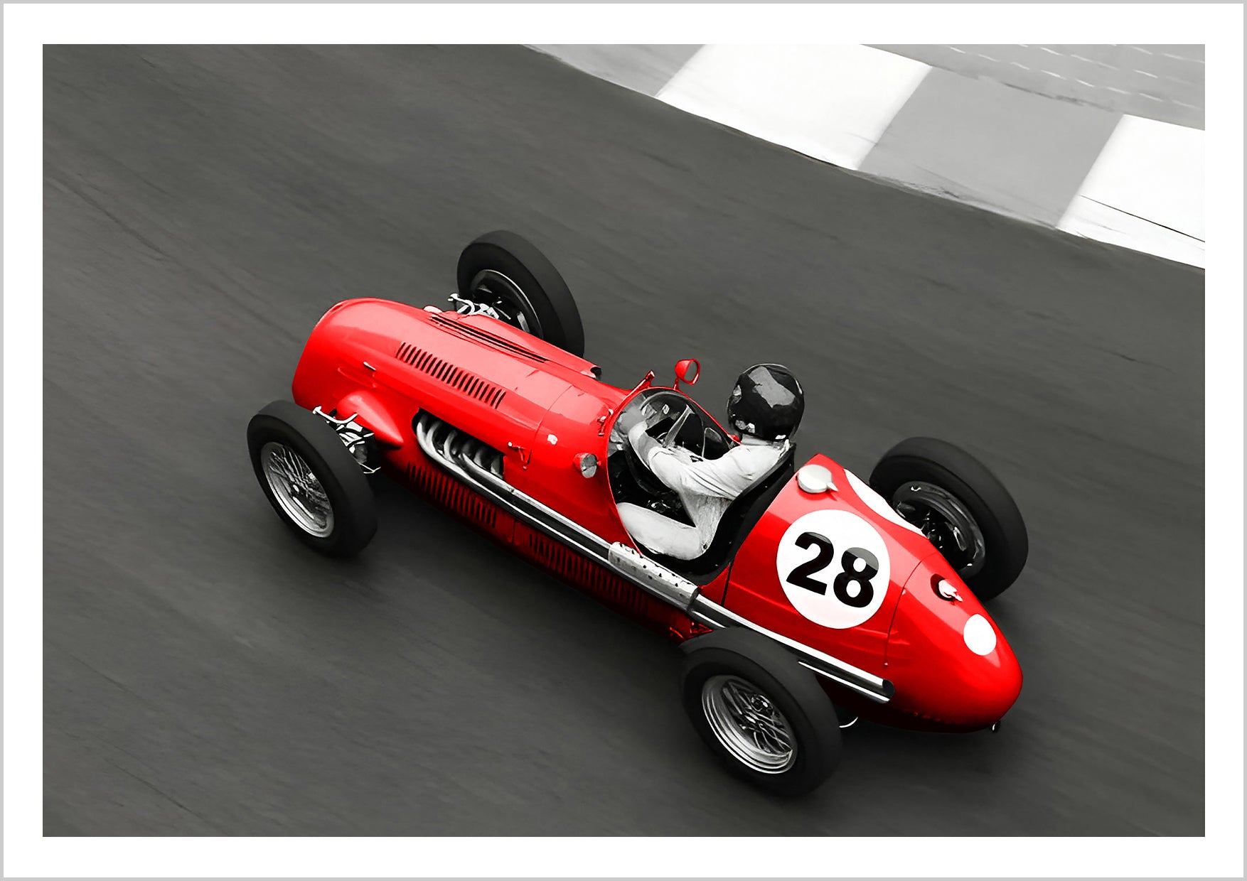 Grand Prix de Monaco, Red Formula Poster