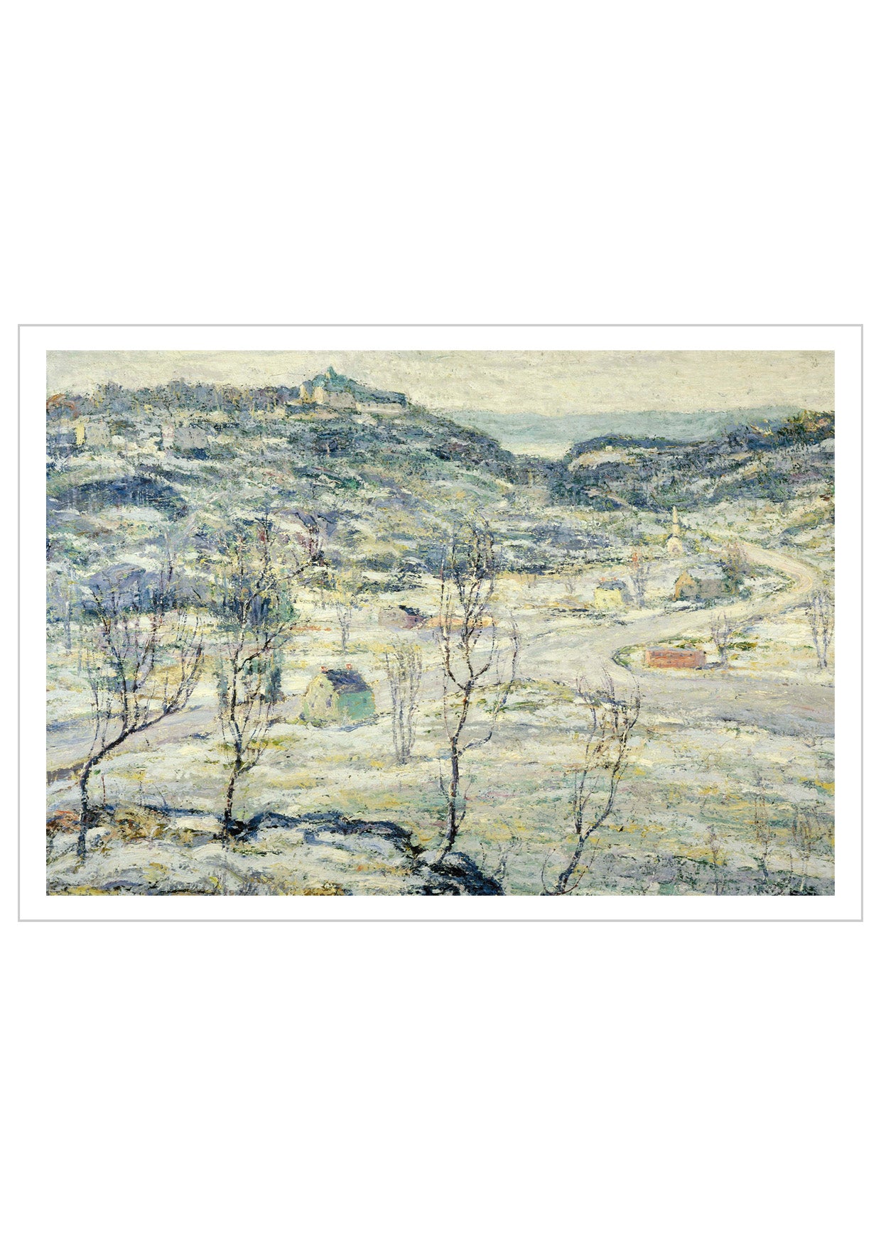 Harlem Valley Winter - Ernest Lawson