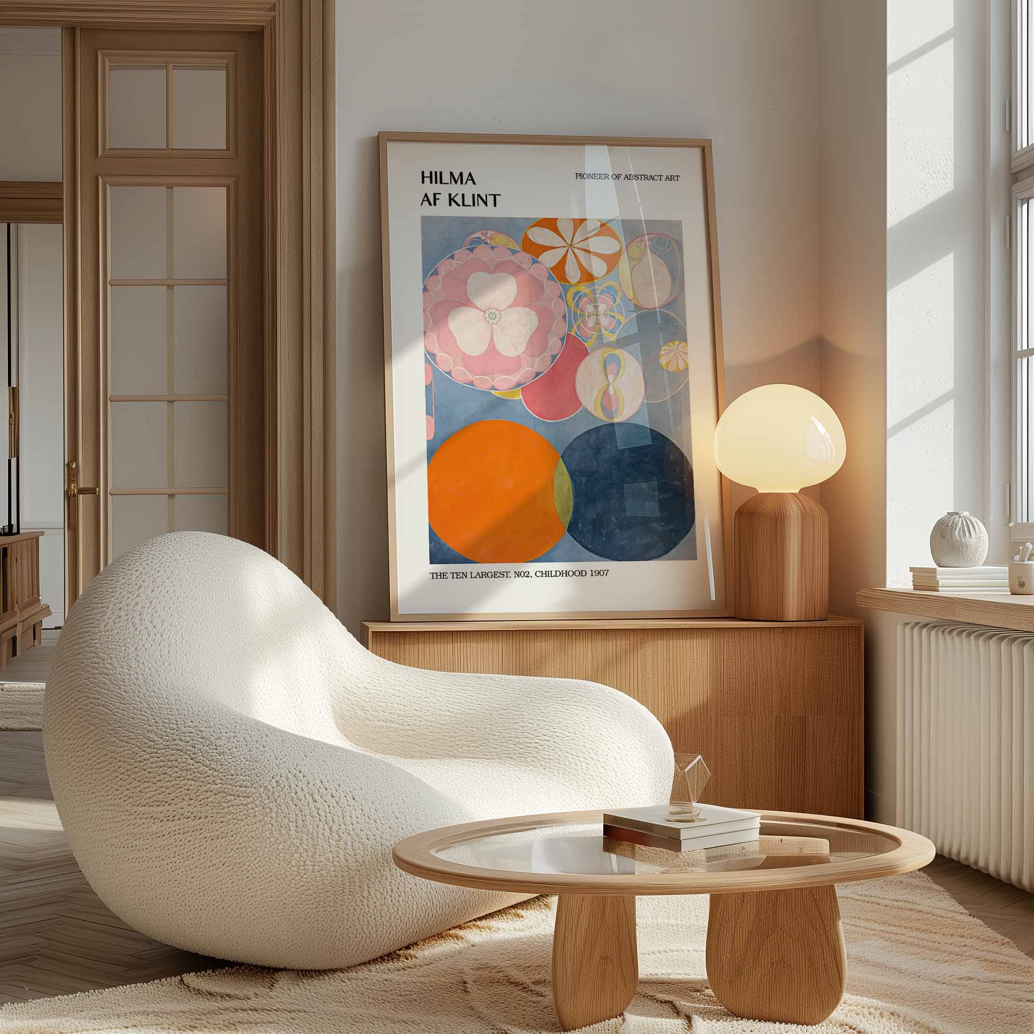 Reproduction printing of Hilma af Klint The Ten Largest Collection N01 - Childhood