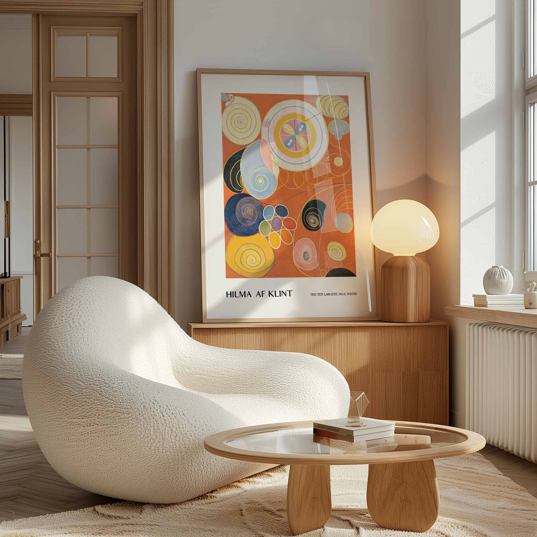 Reproduction printing of Hilma af Klint The Ten Largest Collection N03 - Youth