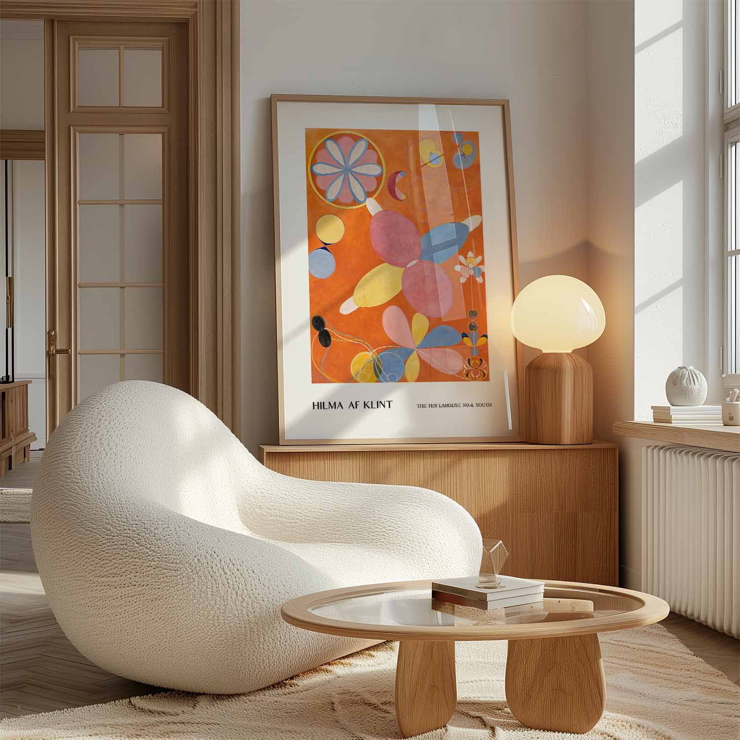 Reproduction printing of Hilma af Klint The Ten Largest Collection N04 - Youth