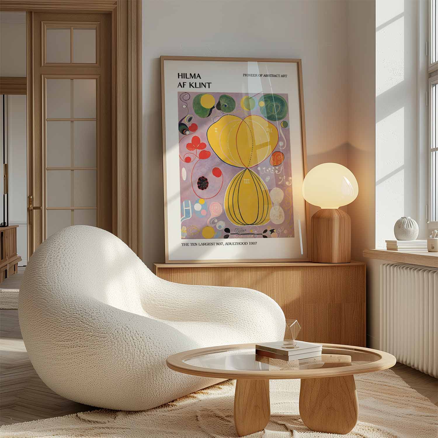 Reproduction printing of Hilma af Klint The Ten Largest Collection N07 - Adulthood
