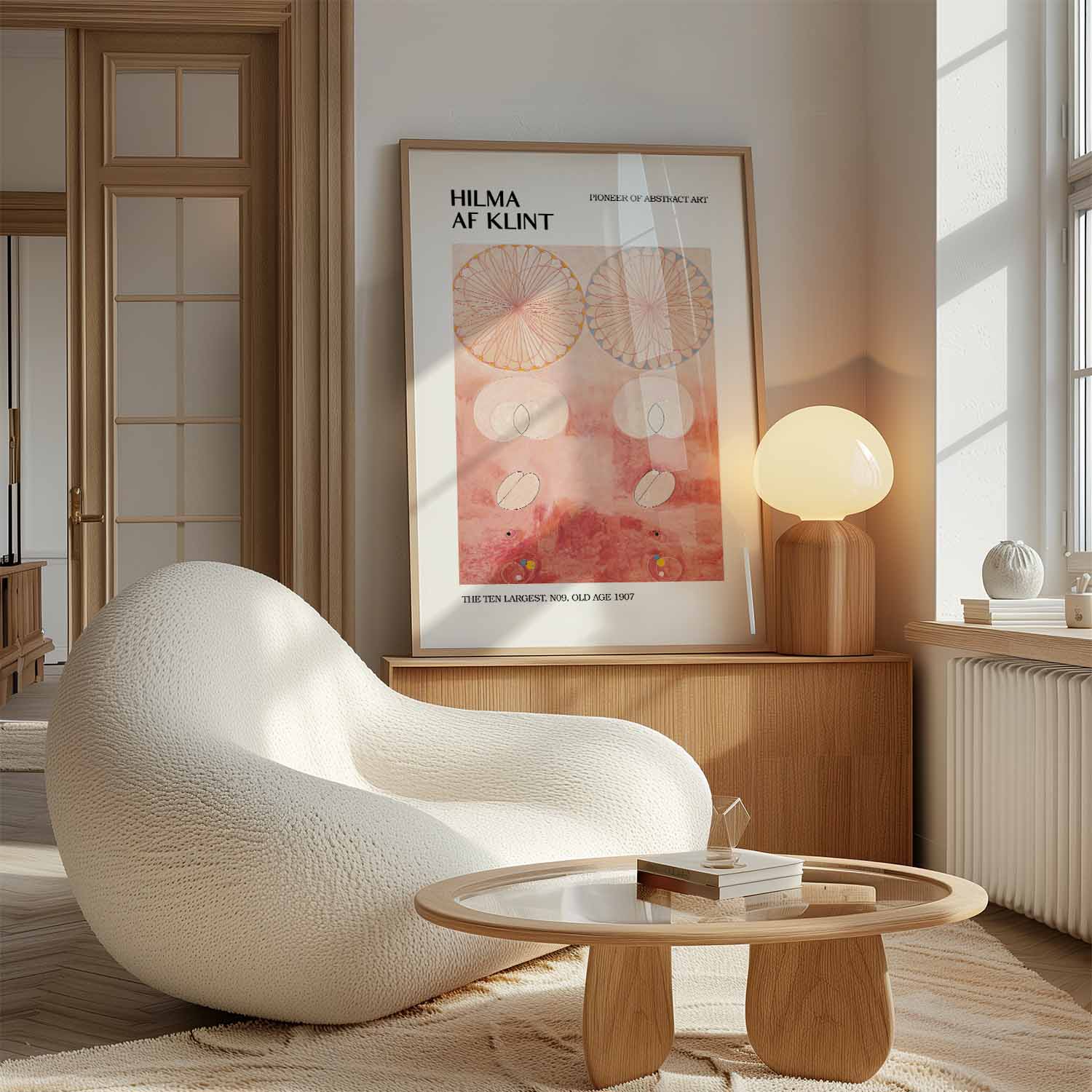 Reproduction printing of Hilma af Klint The Ten Largest Collection N09 - Old age