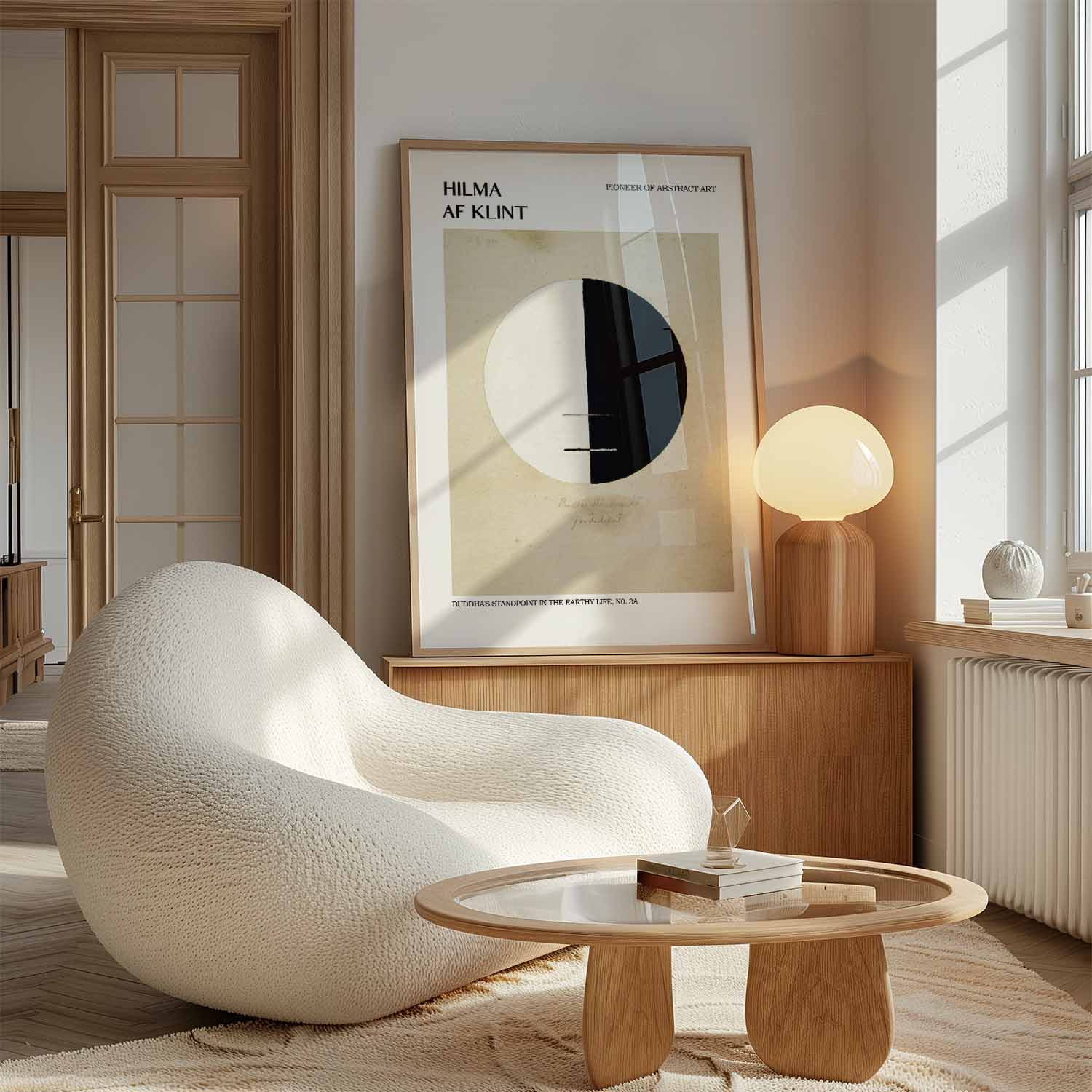Reproduction printing of Buddhas Standpoint By Hilma Af Klint.