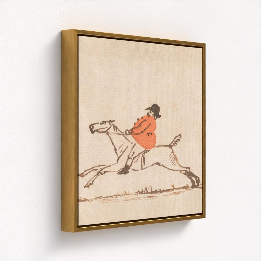 Galloping Huntsman Poster
