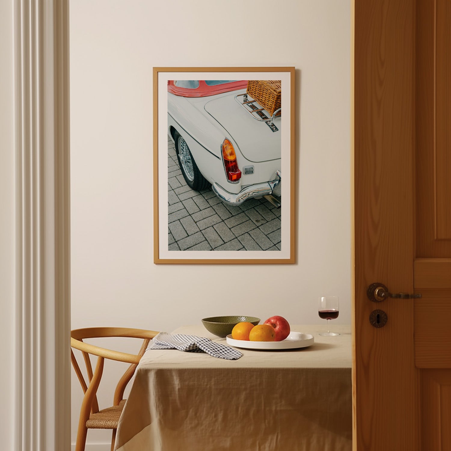 MGB on a trip poster