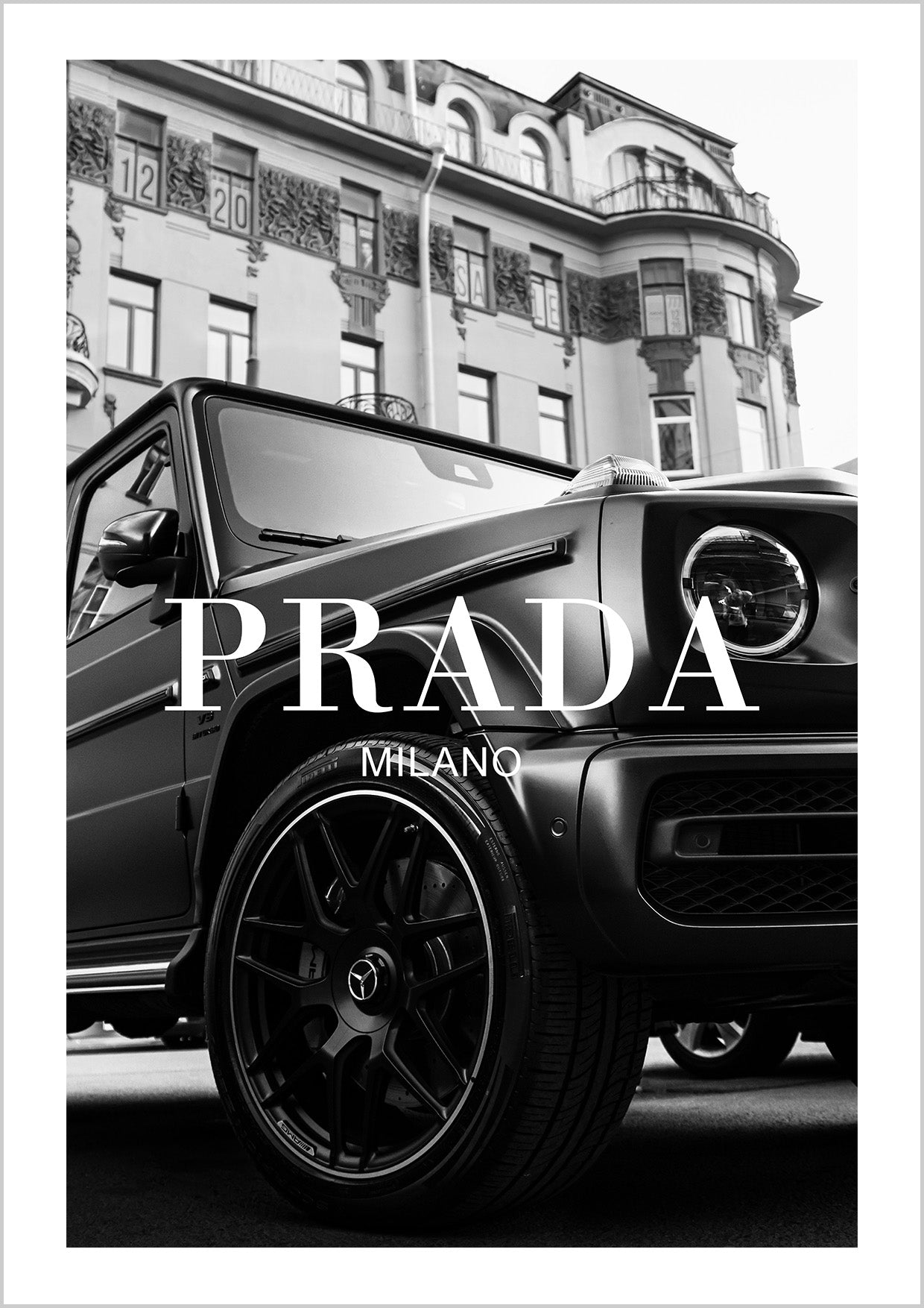 Mercedes G-Class Prada Milano Poster