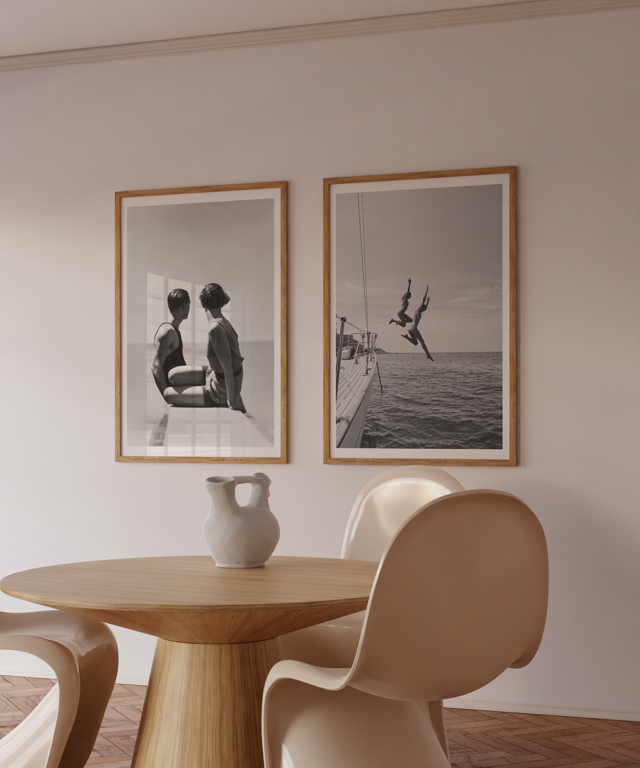 Affiche Saut Océan d'Été Yacht