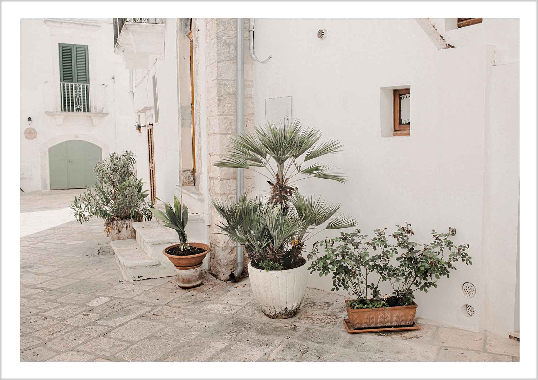 Ostuni Street Italy Poster