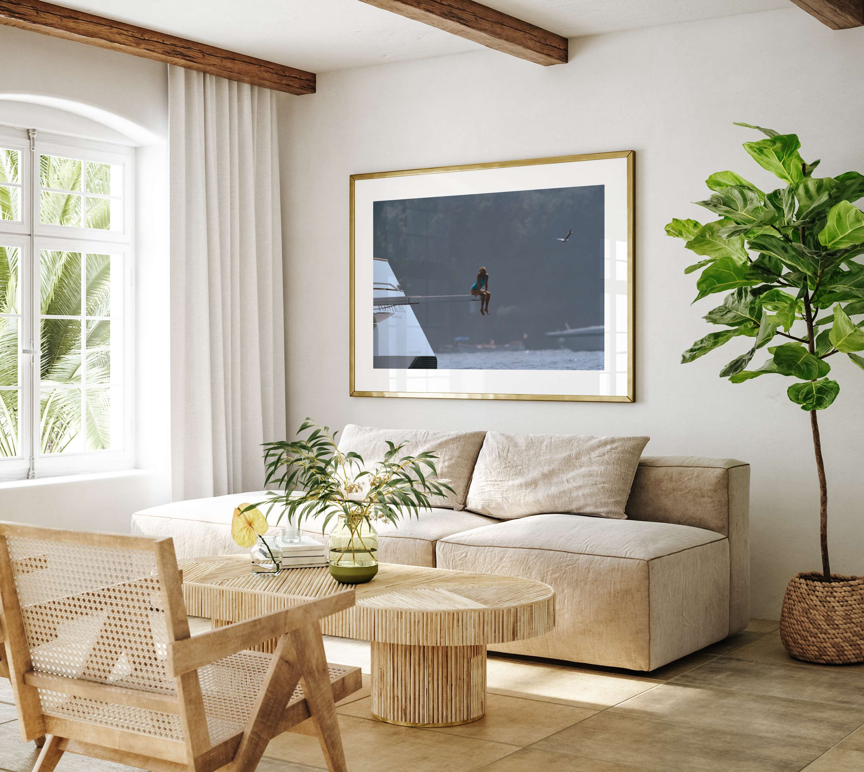 Princess Diana on Yacht