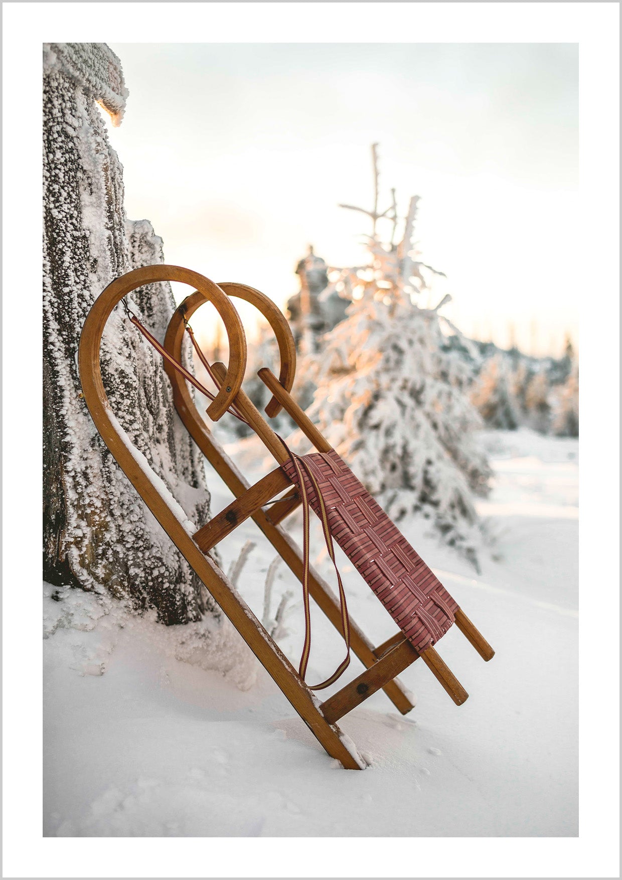 Winter Sleigh Poster