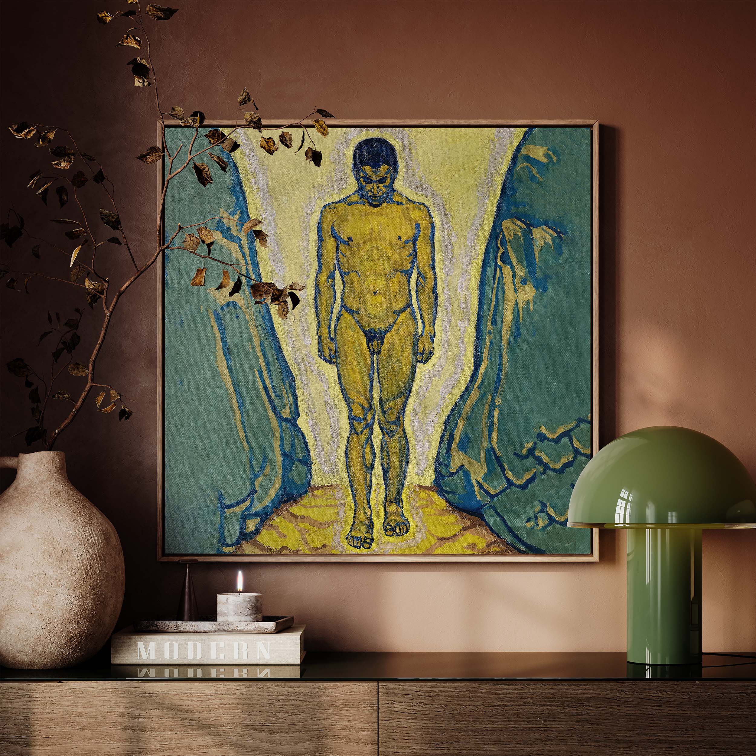 Reproduction print Youth Among the Rocks - Koloman Moser