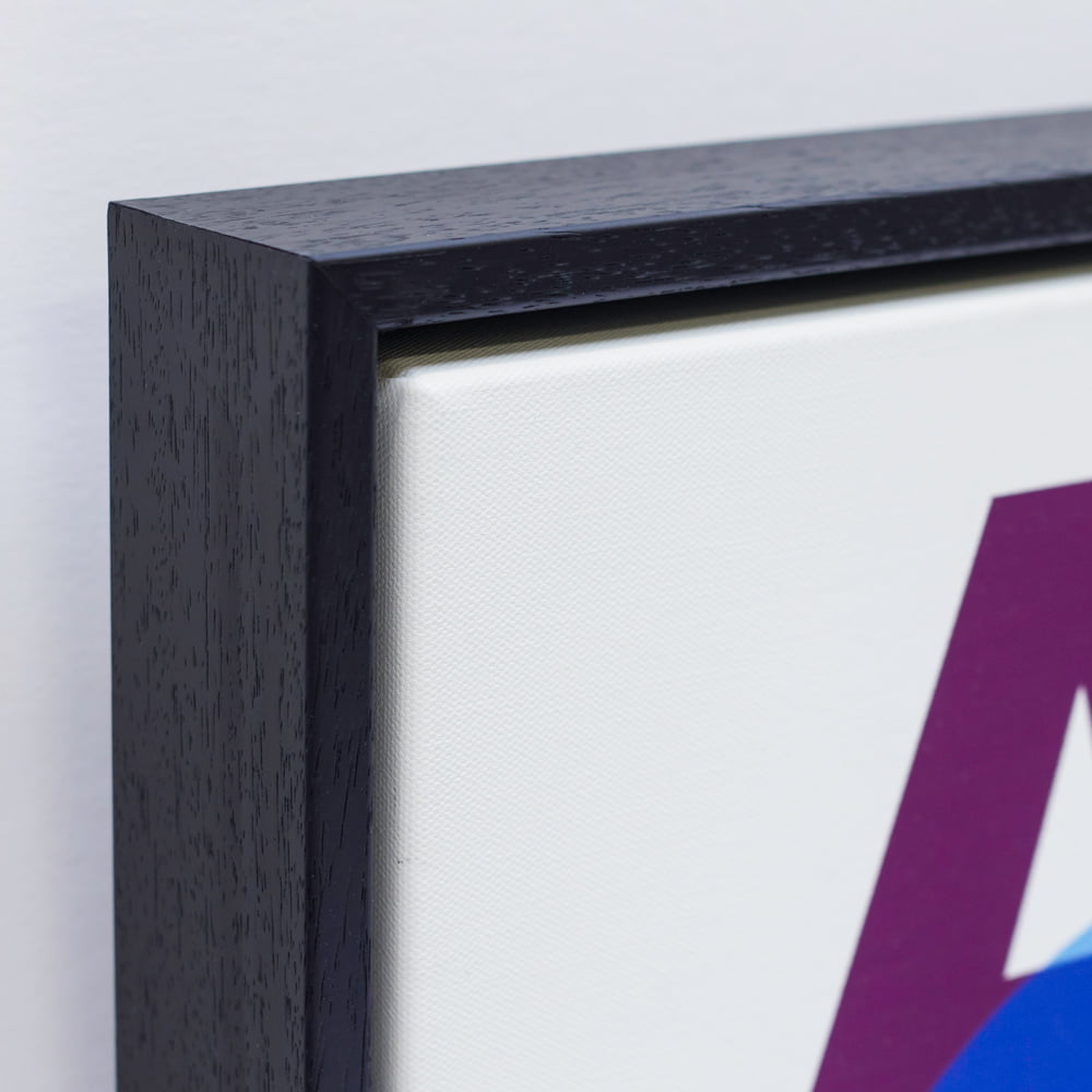Wooden float framed canvas. Premium artist-grade canvas, solid thick framed. 6 colors choices. Free shipping to the US, UK & EU.