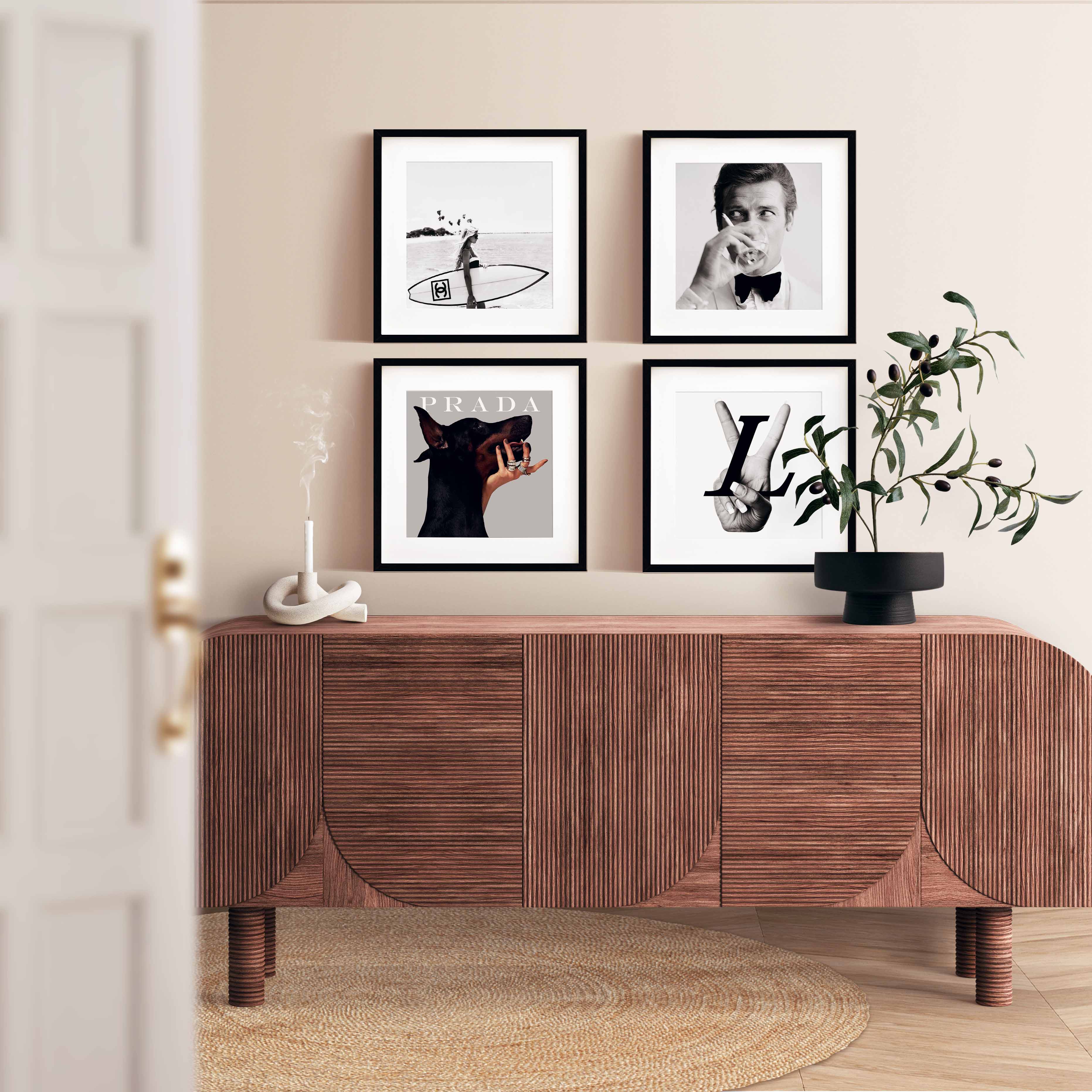 Dobermann Prada Fashion Poster
