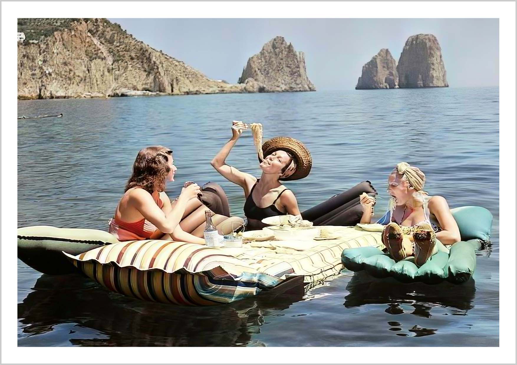 Three Women Spaghetti Landscape Poster