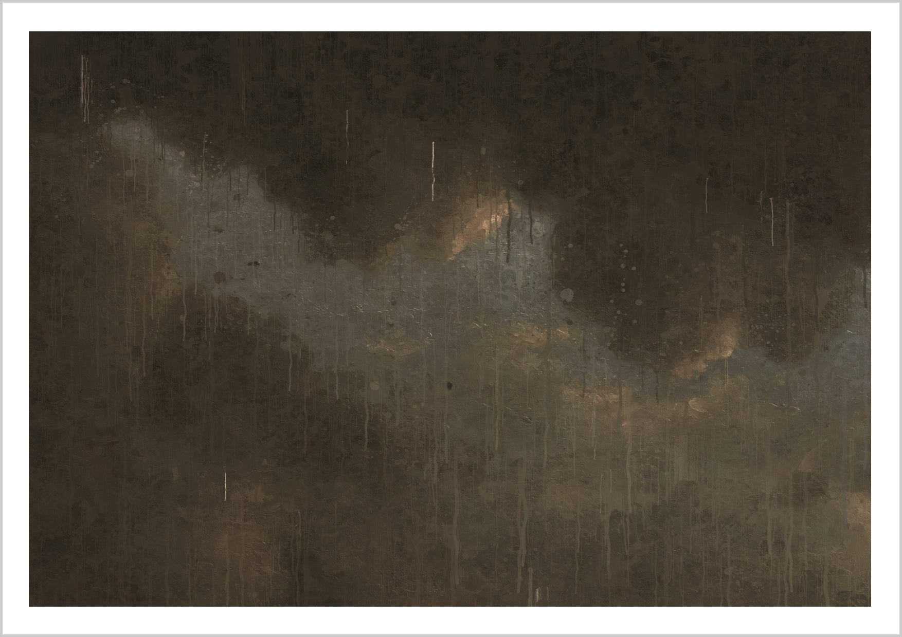 The Dark Cloud Abstract Poster