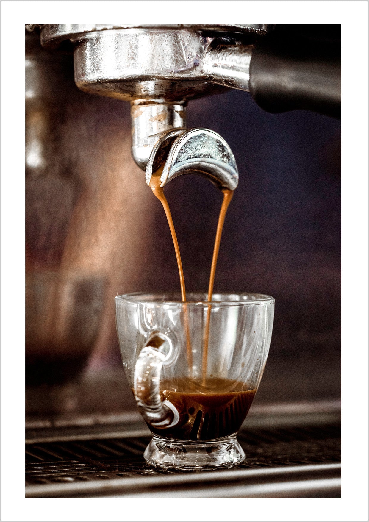 Espresso Machine Dripping Poster