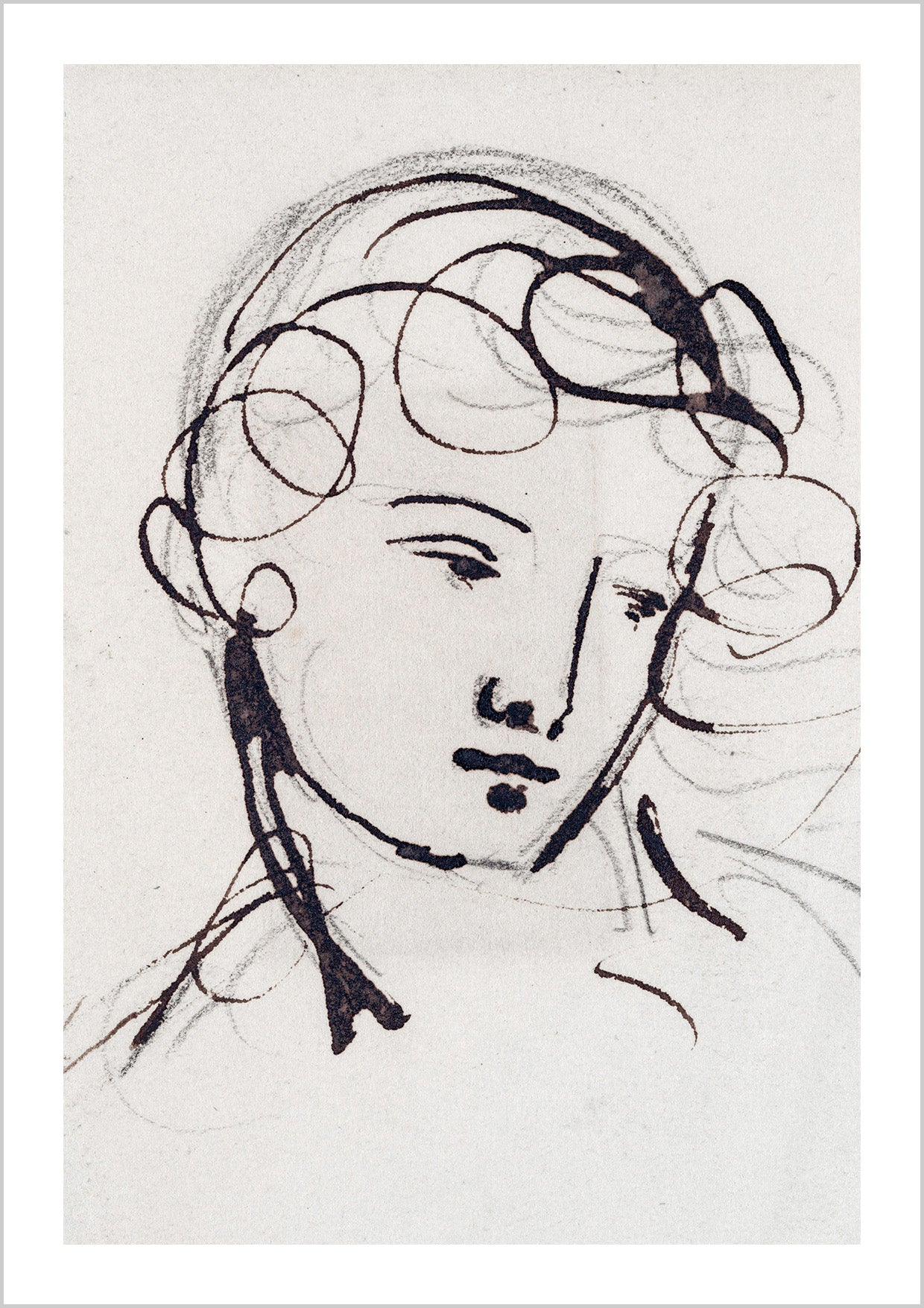 Portrait Study from the British painter Benjamin Robert Haydon