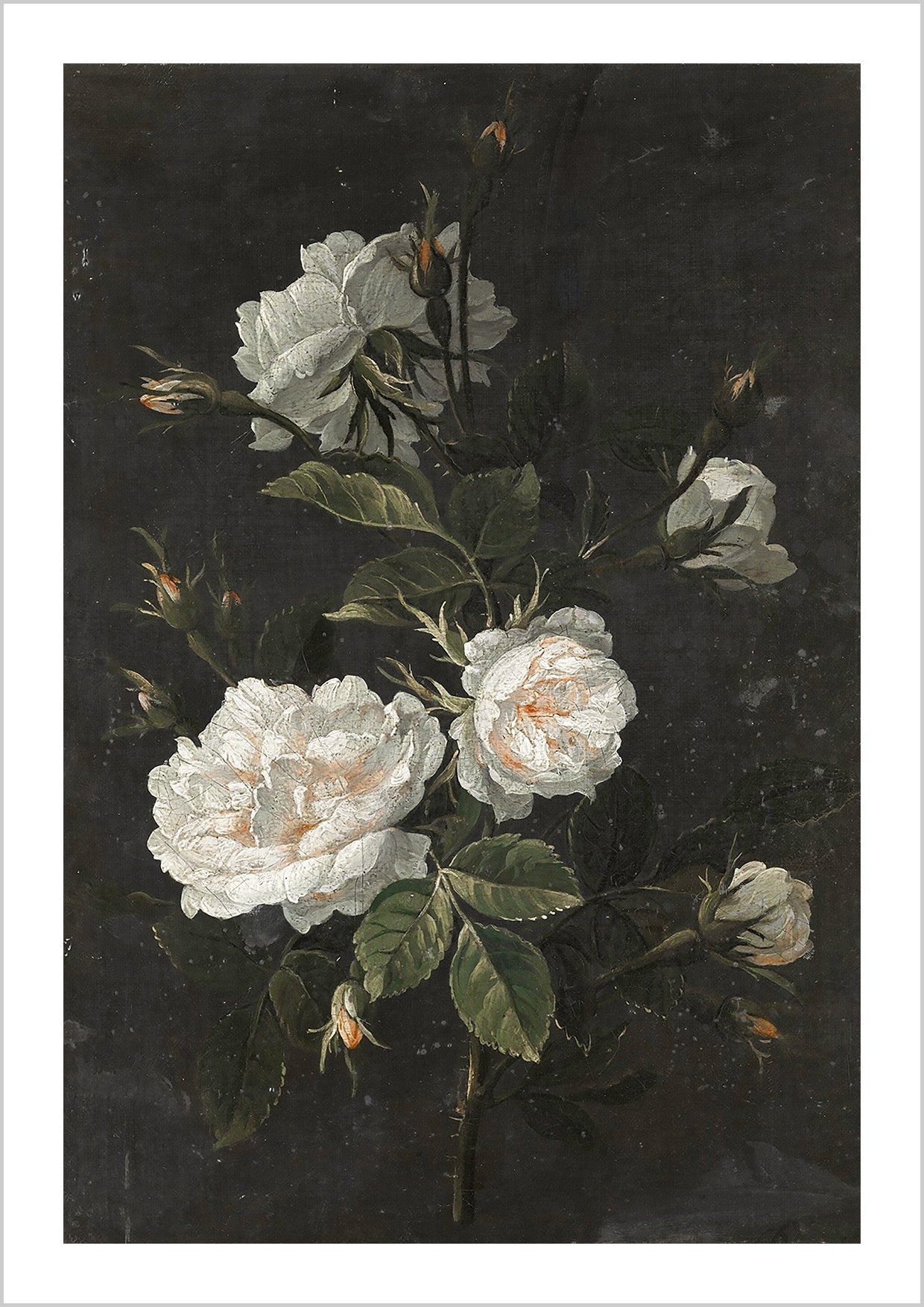 Still Life Roses was painted by the French artist Antoine Monnoyer during the 19th century