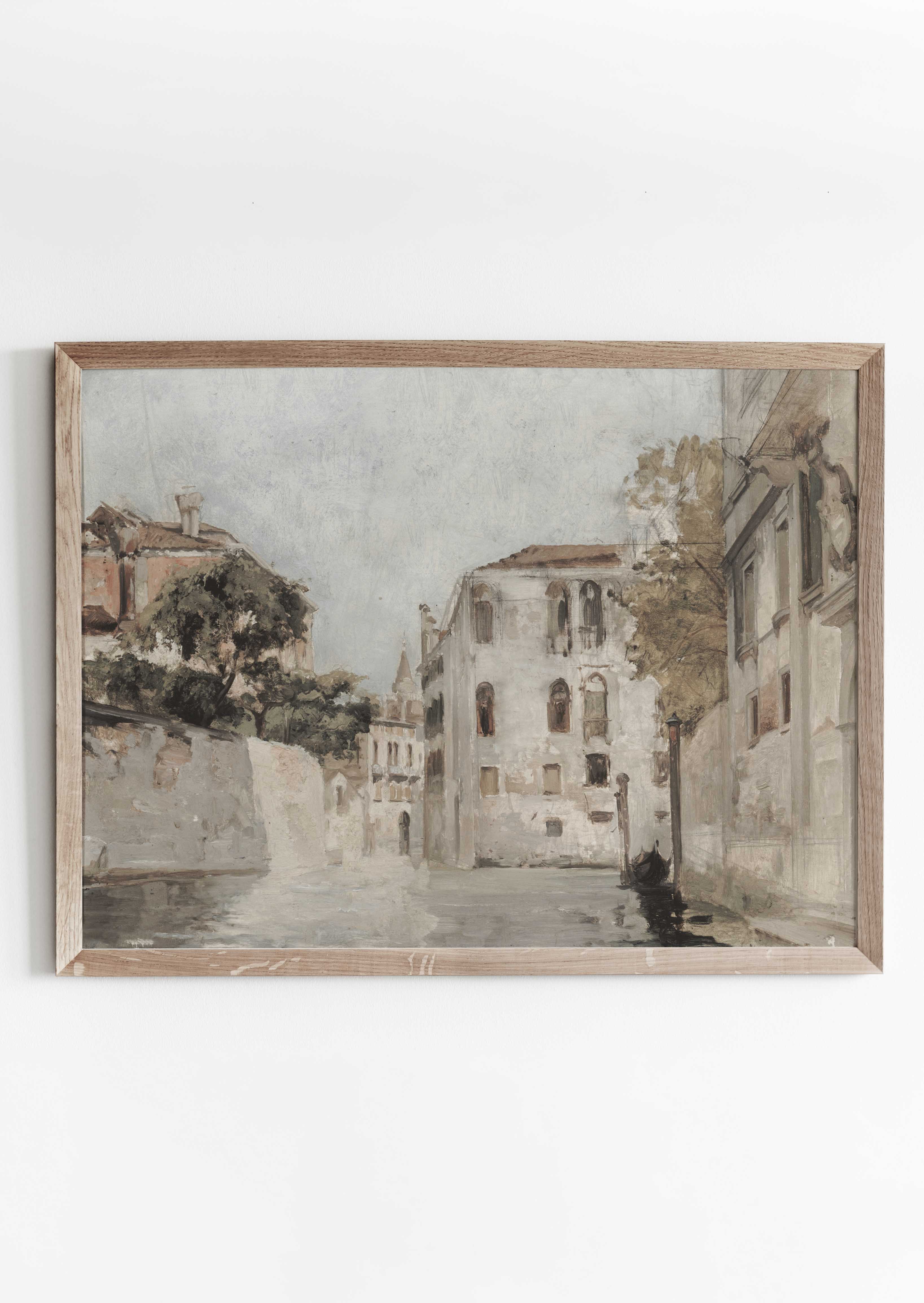 The original artwork “View of Venice" was created by the Dutch impressionist Ary-Arnold Scheffer