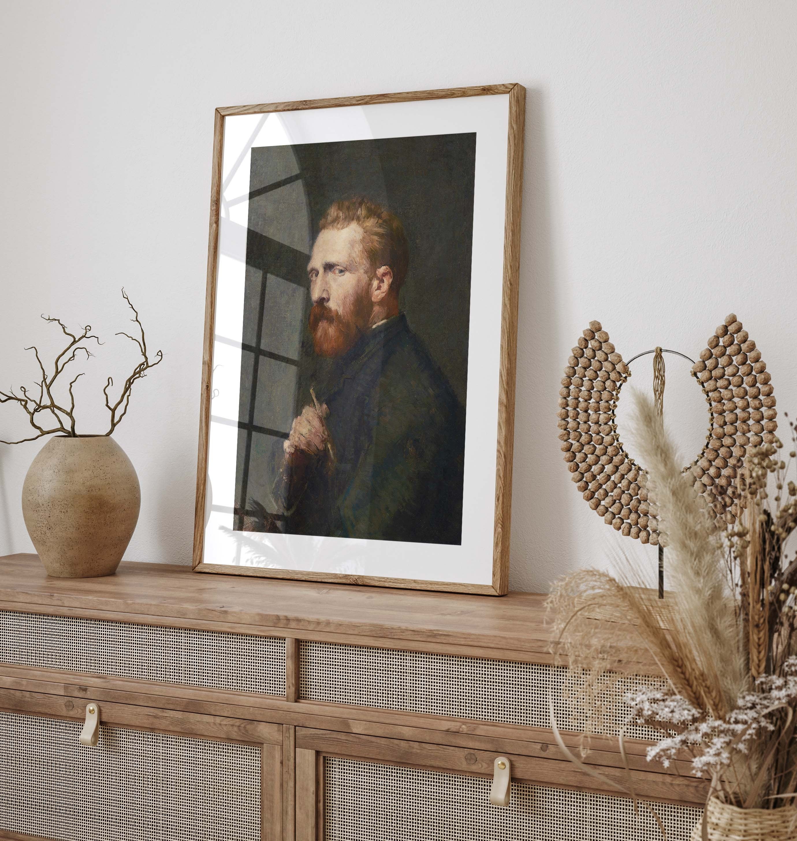 Portrait Oil Painting of Vincent Van Gogh by artist John Russell, circa 1887