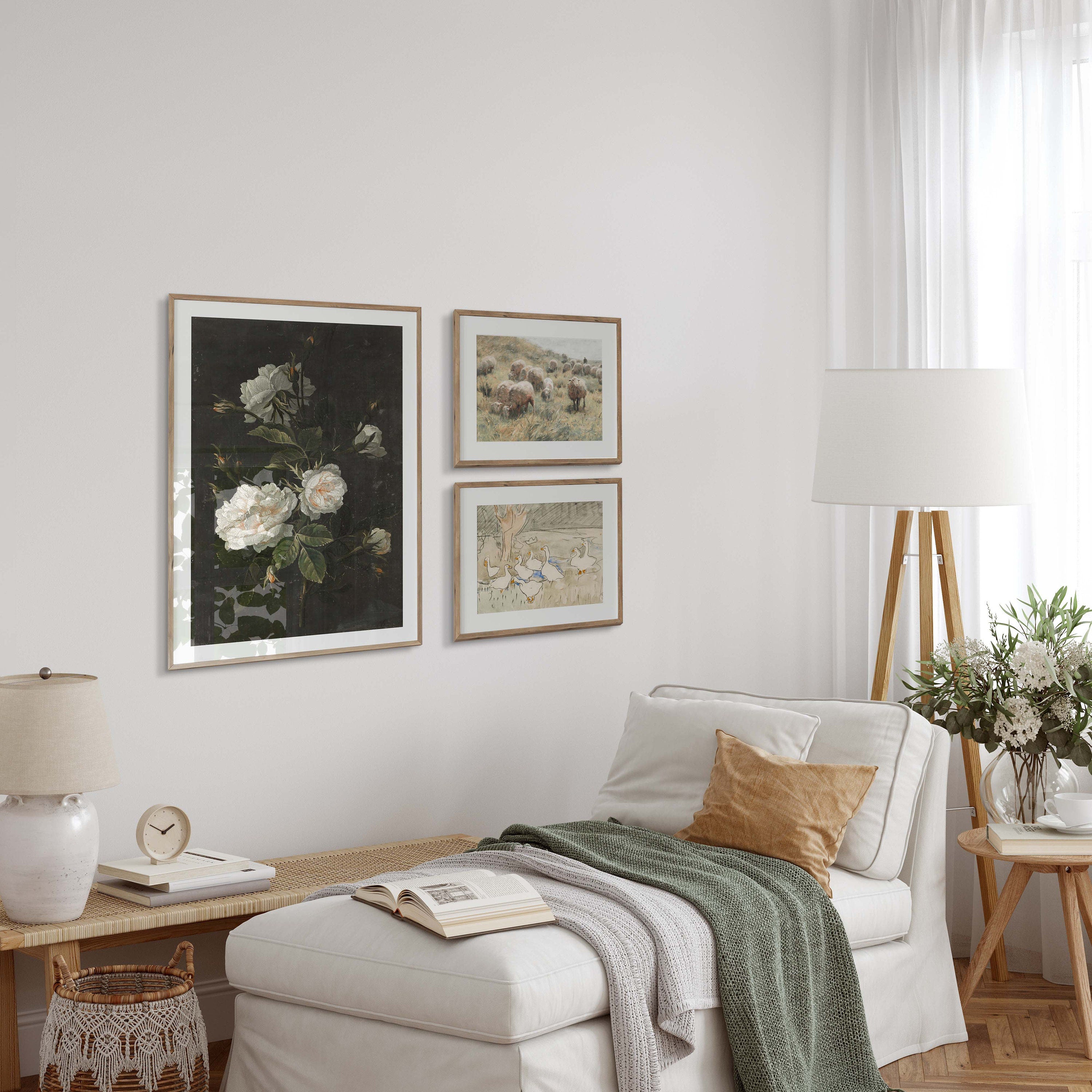 The Dutch artist Theo van Hoytema painted this beautiful spring Duck artwork
