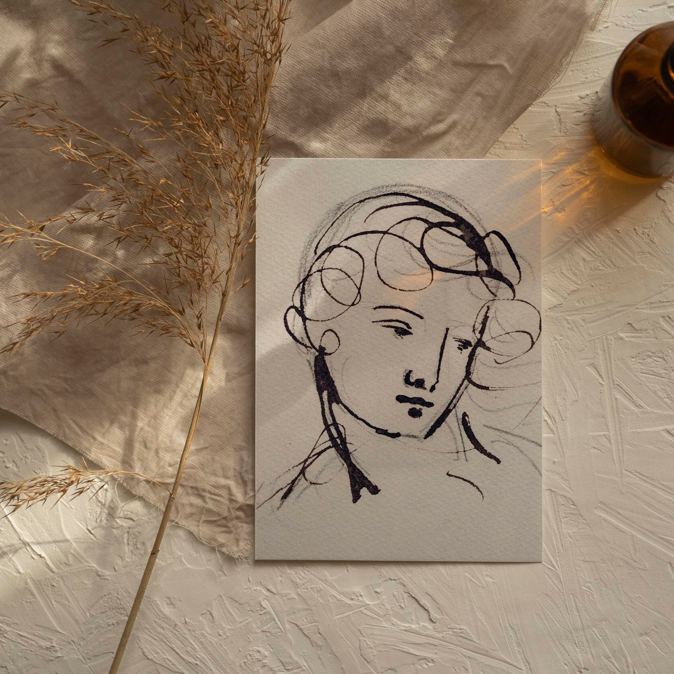 Portrait Study from the British painter Benjamin Robert Haydon