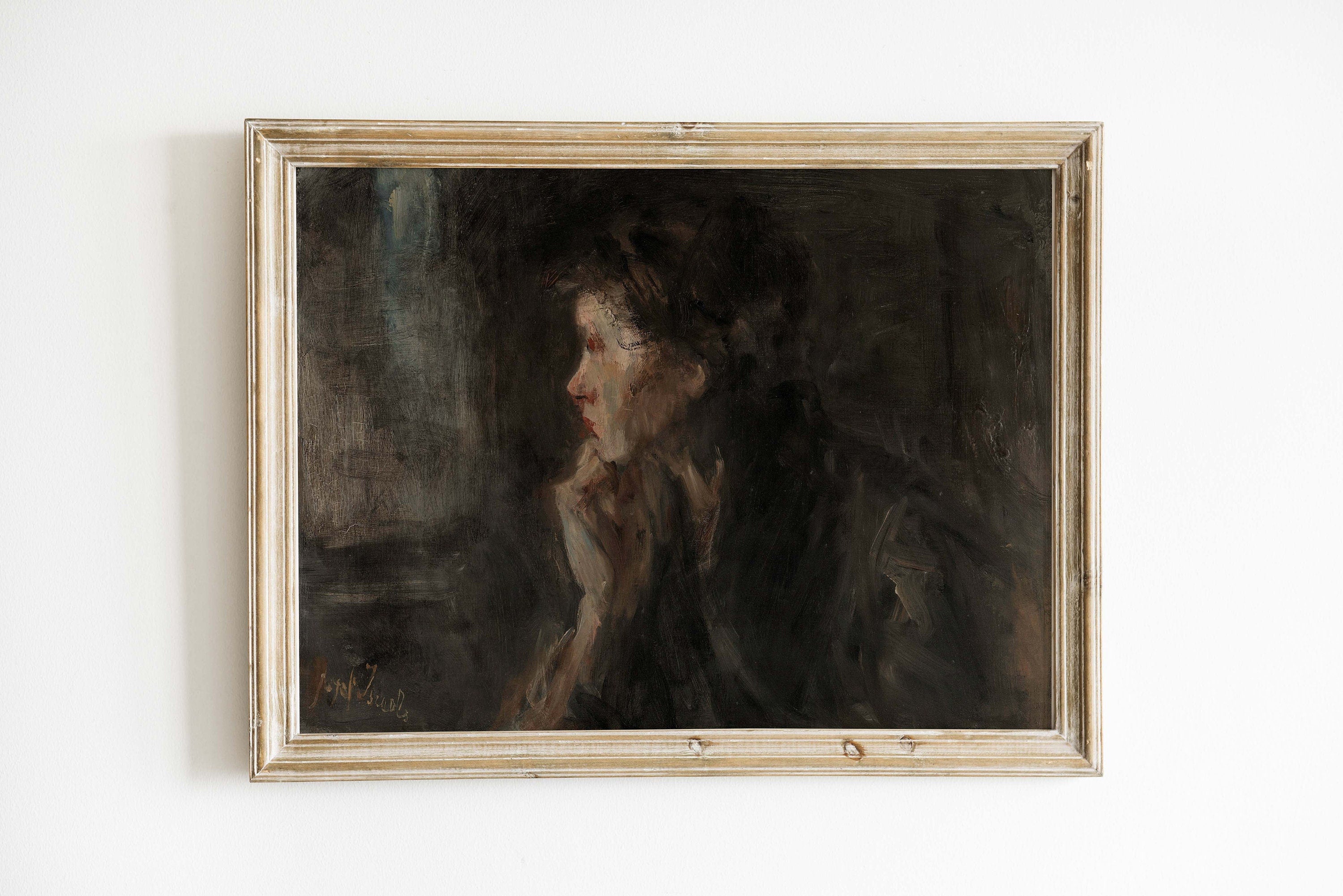 The original artwork " The Thinker" was painted by the Dutch artist Jozef Israëls during the 19th century