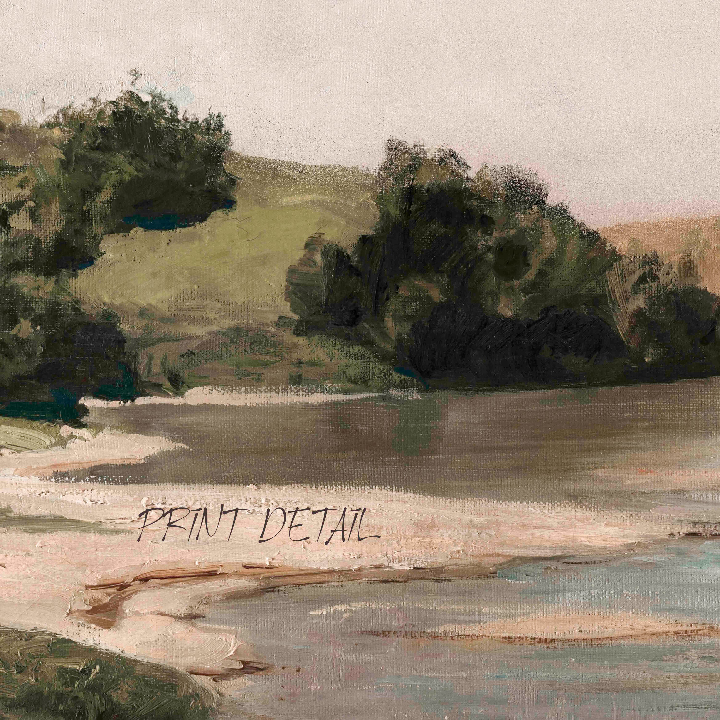 The original artwork "Oka River" was painted by the Russian painter Vasily Polenov