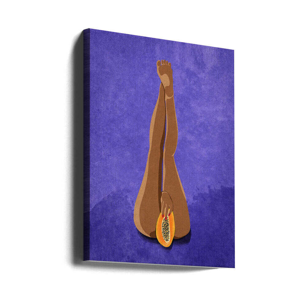 Juicy, bold, and a little provocative. This papaya doesn’t play shy.
Art by Raissa Oltmanns