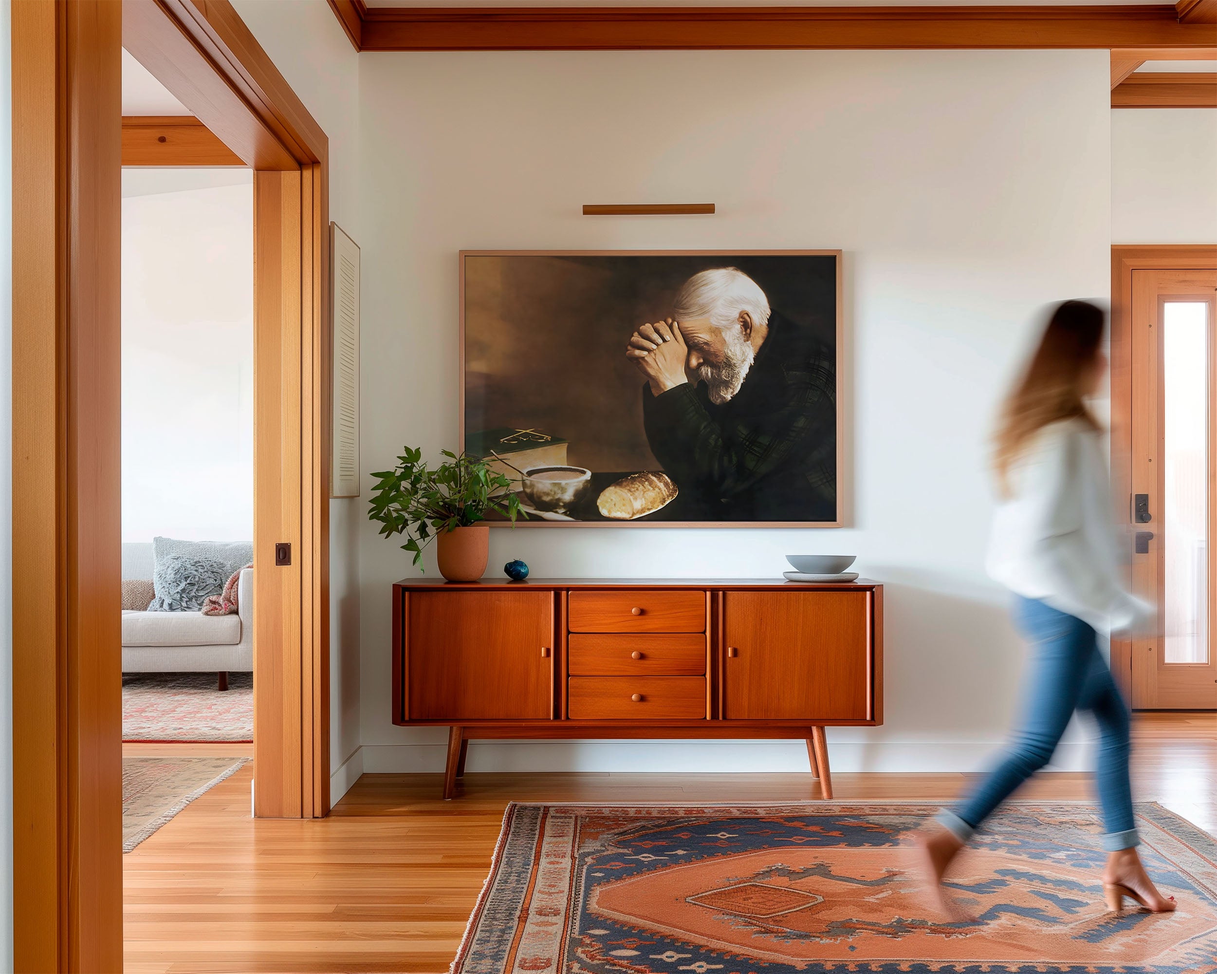 Grace Painting – Praying Old Man