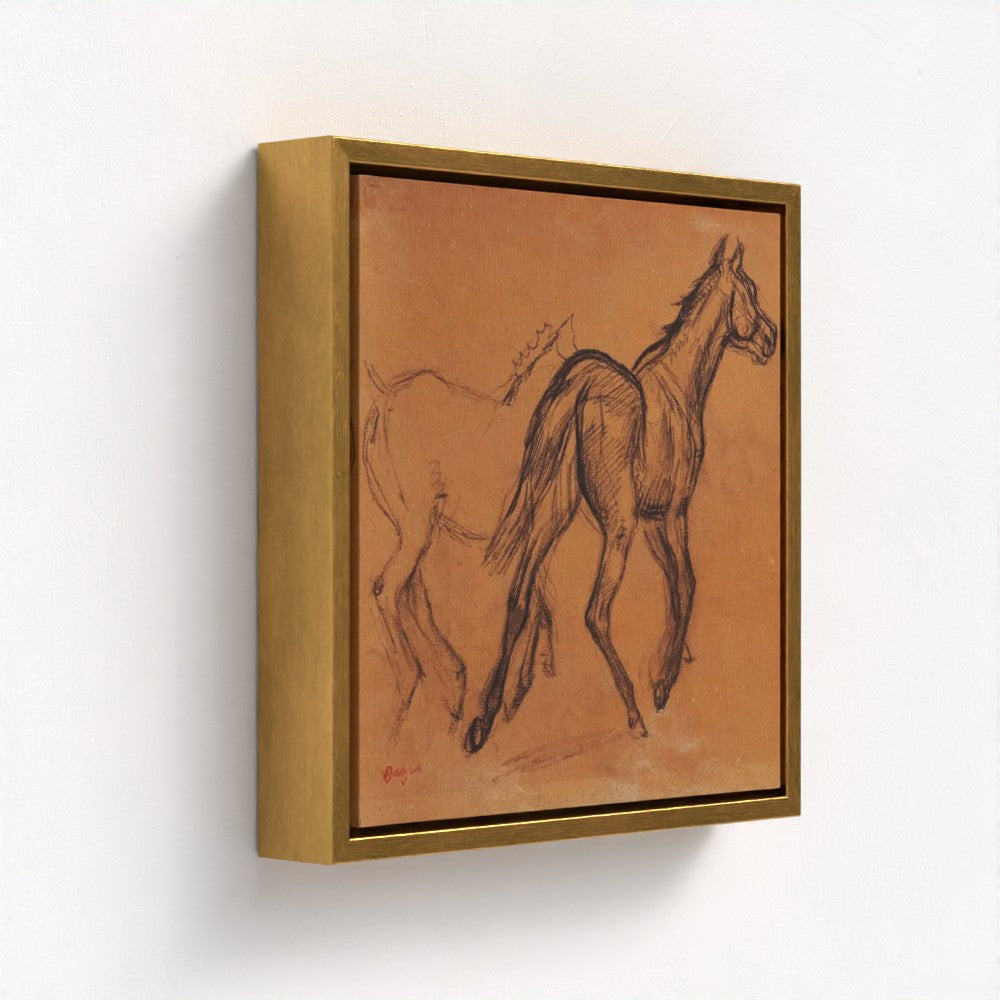 Horse Study Edgar Degas