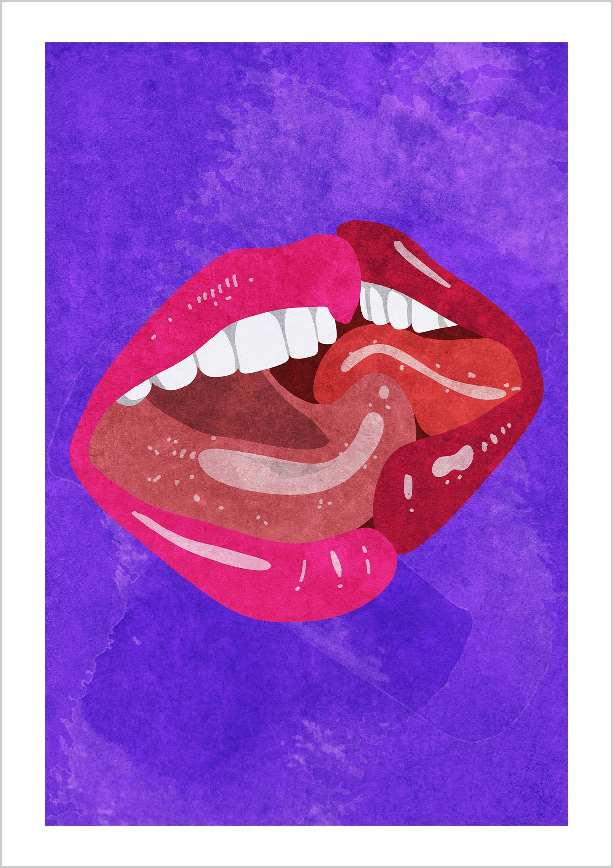 Bold lips, fierce energy. A pop of color that turns heads instantly.
Art by Raissa Oltmanns