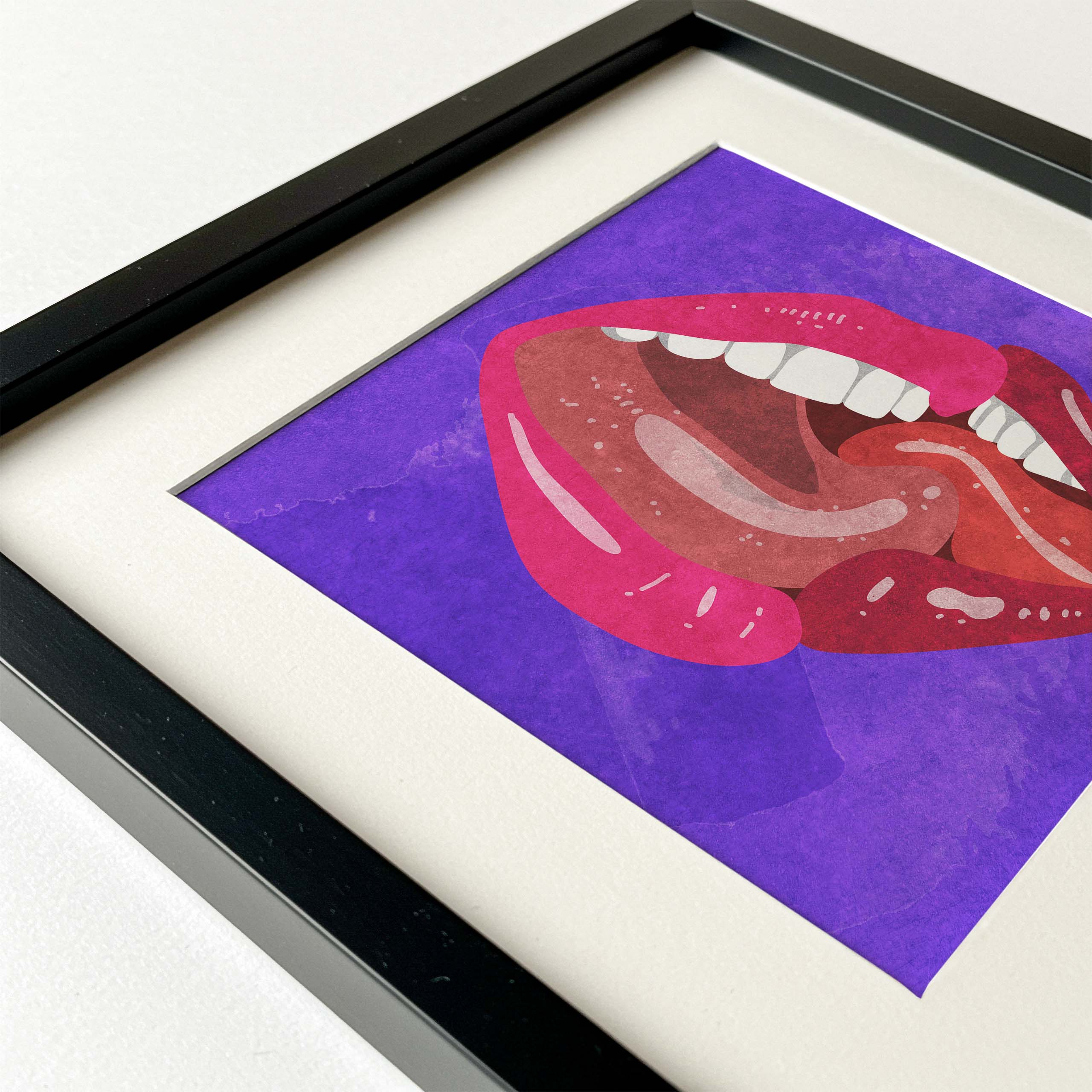 Bold lips, fierce energy. A pop of color that turns heads instantly.
Art by Raissa Oltmanns