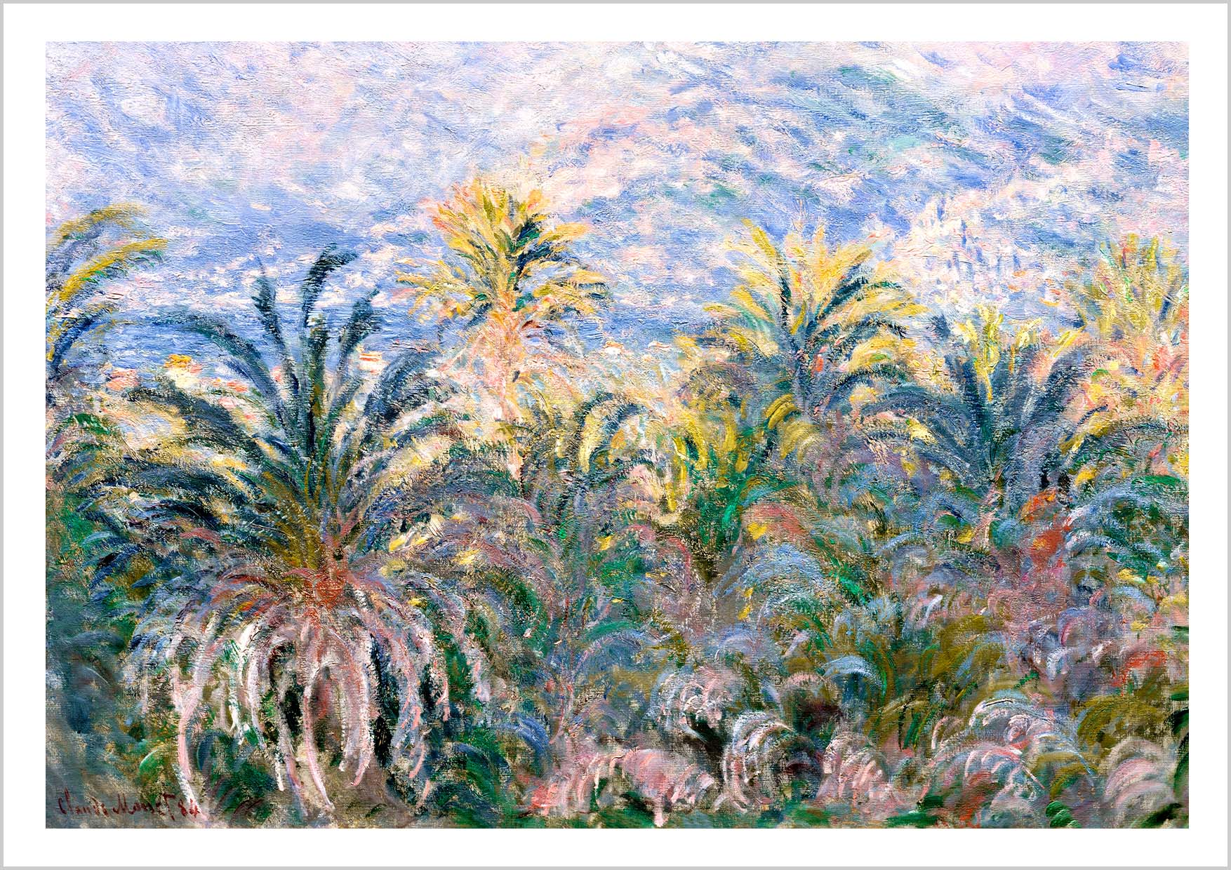 Claude Monet - Palmen bei Bordighera 1884