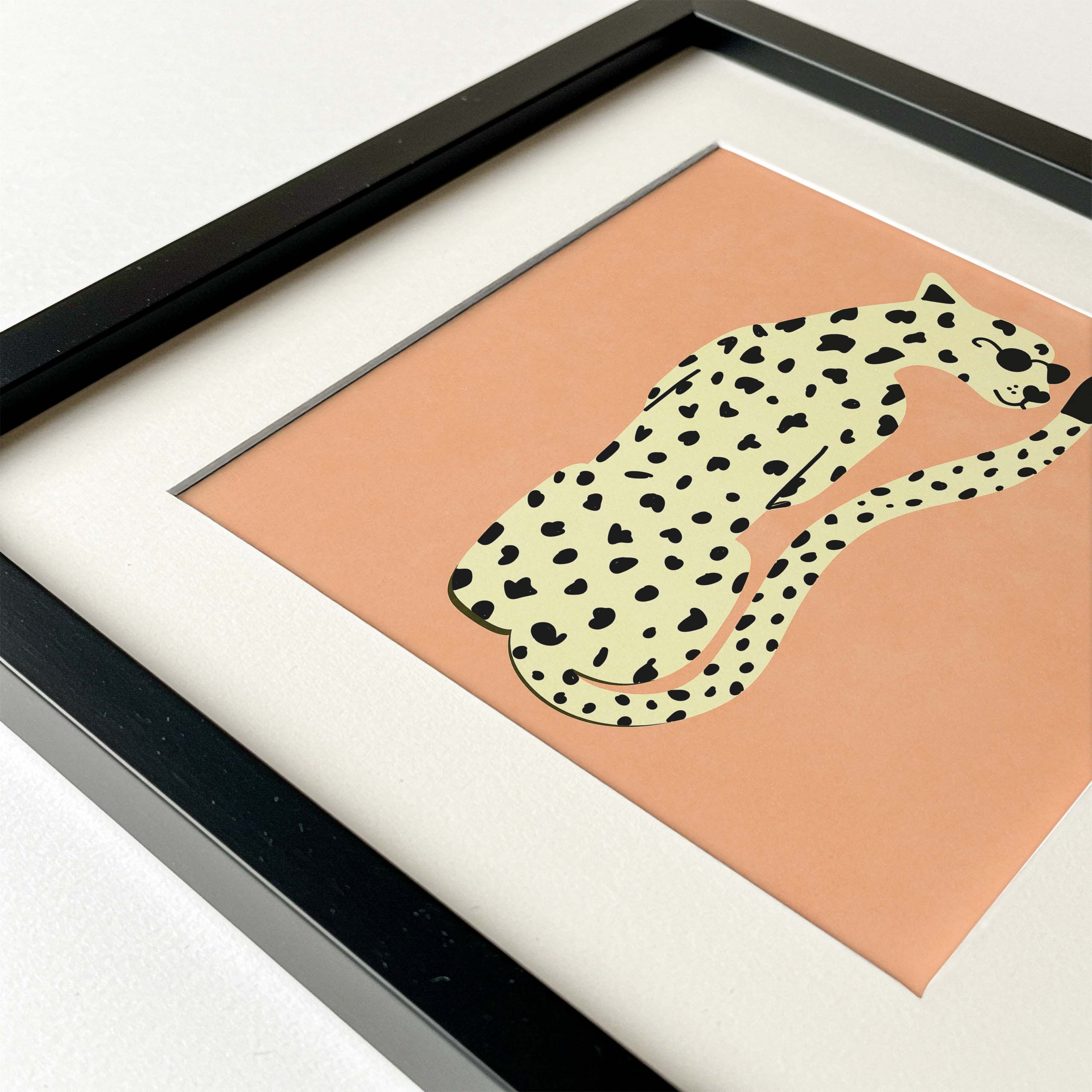 Chic spots and cool vibes. A modern twist on wild elegance, Cheetah.
Art by Raissa Oltmanns