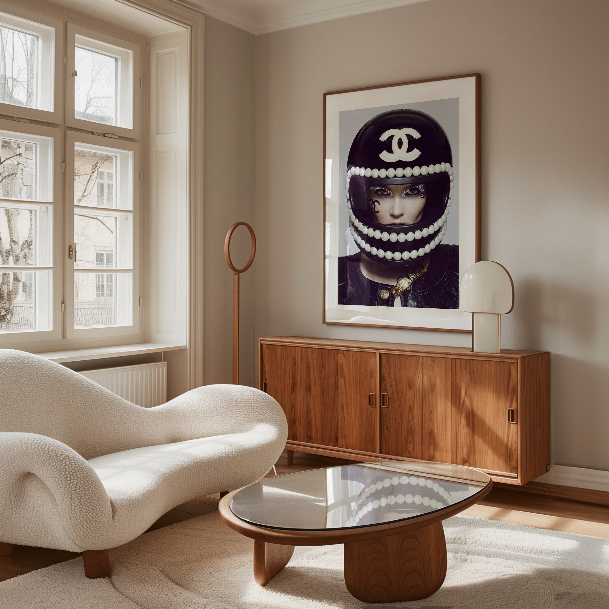 CHANEL 写真 インテリア Chanel Biker – fine art fashion print