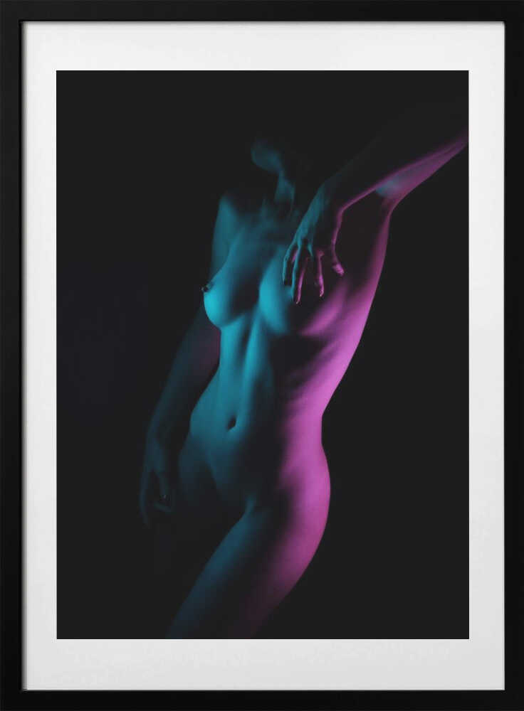 Neon Form Print