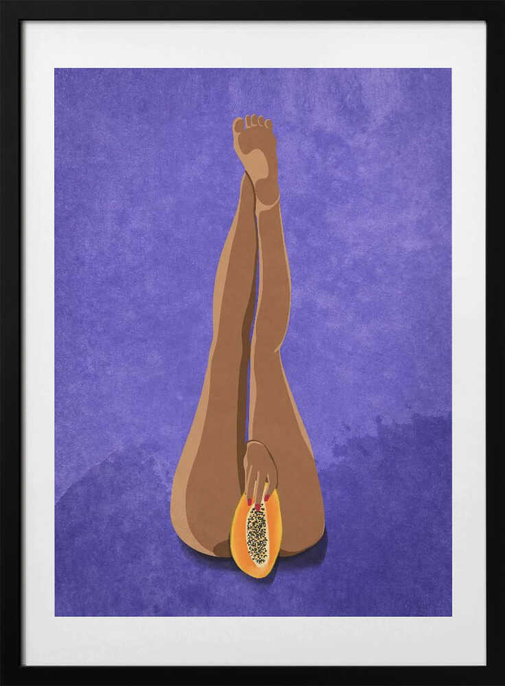 Juicy, bold, and a little provocative. This papaya doesn’t play shy.
Art by Raissa Oltmanns
