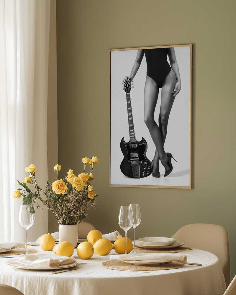 Impression Lady And The Gibson