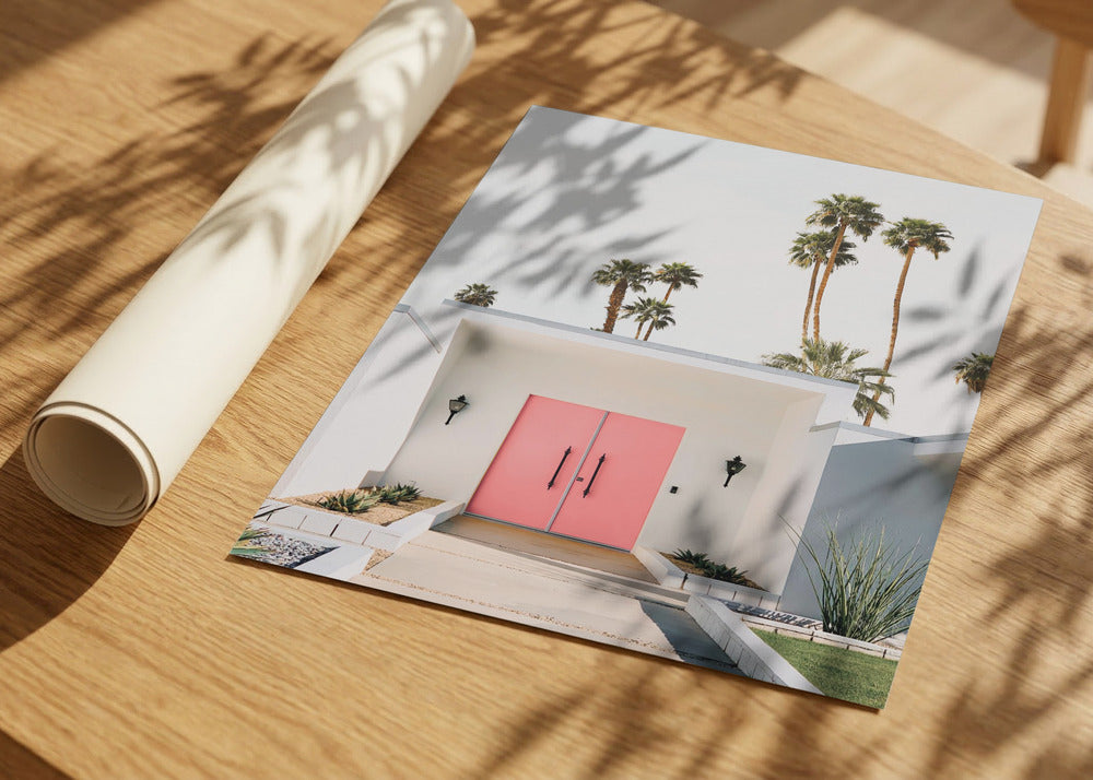 Palm Spring Pink Door